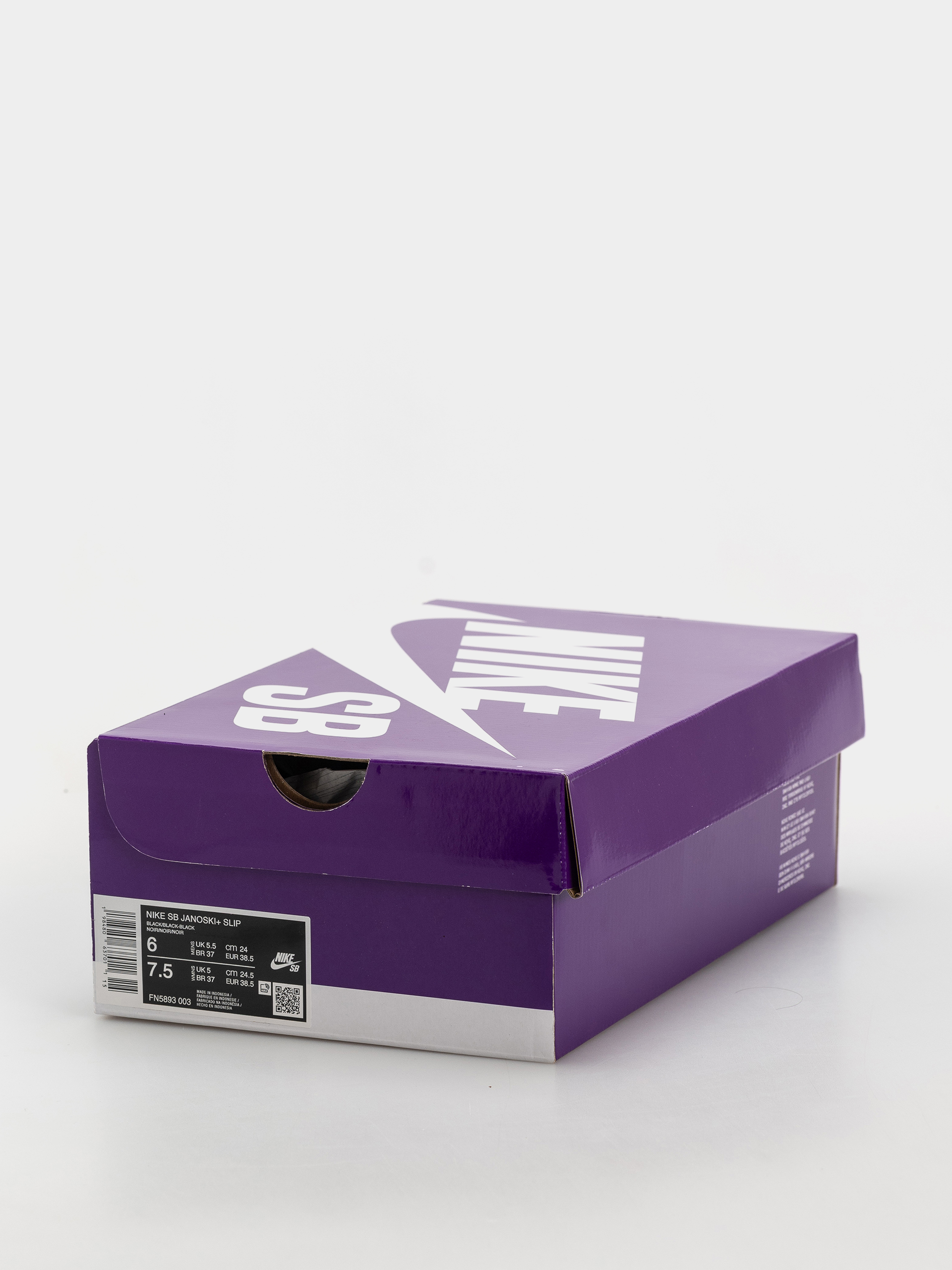 Pantofi Nike SB Janoski+ Slip (black/black black gum light brown)