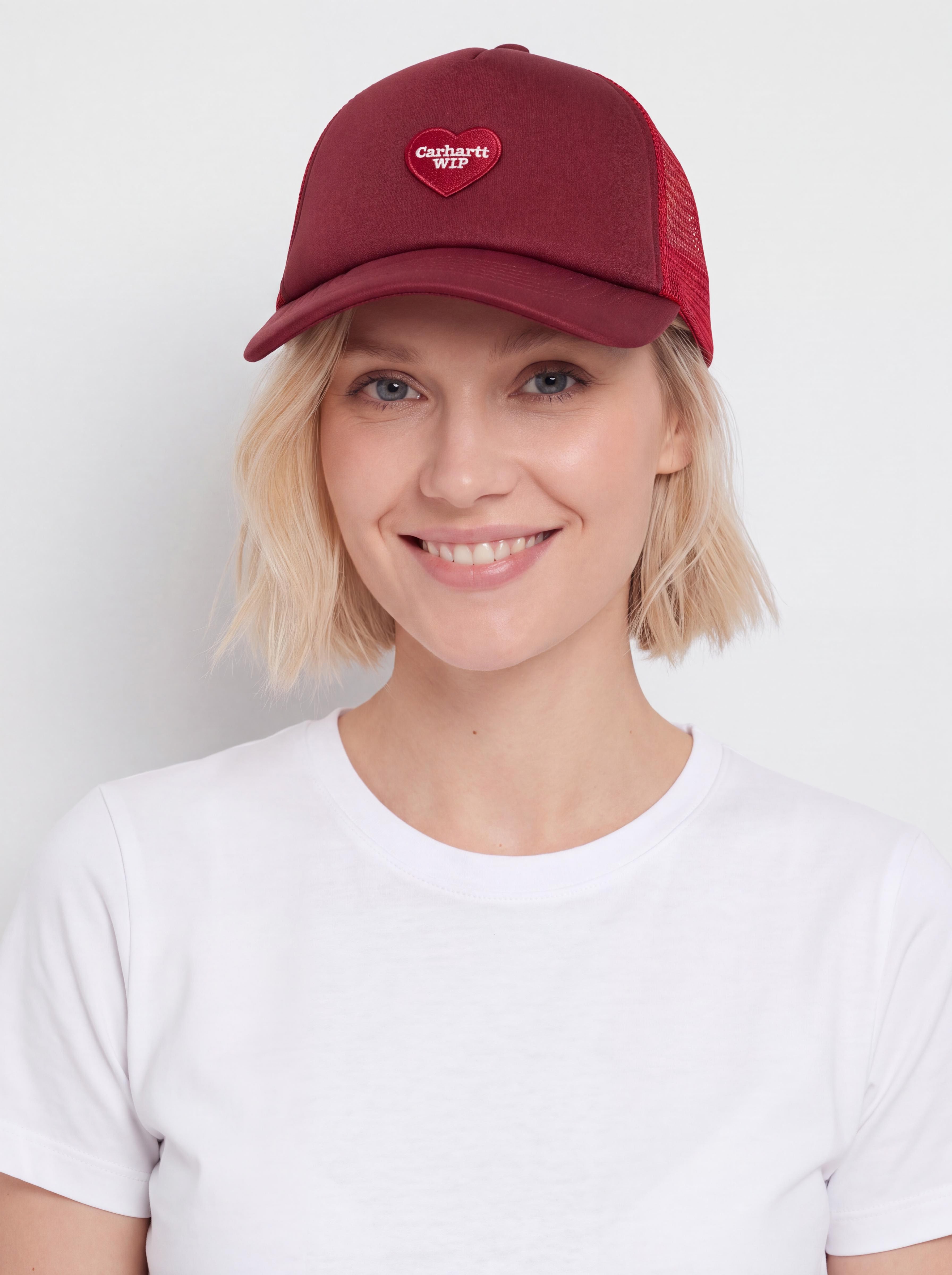Șapcă Carhartt WIP Heart Patch Trucker (scarlet)
