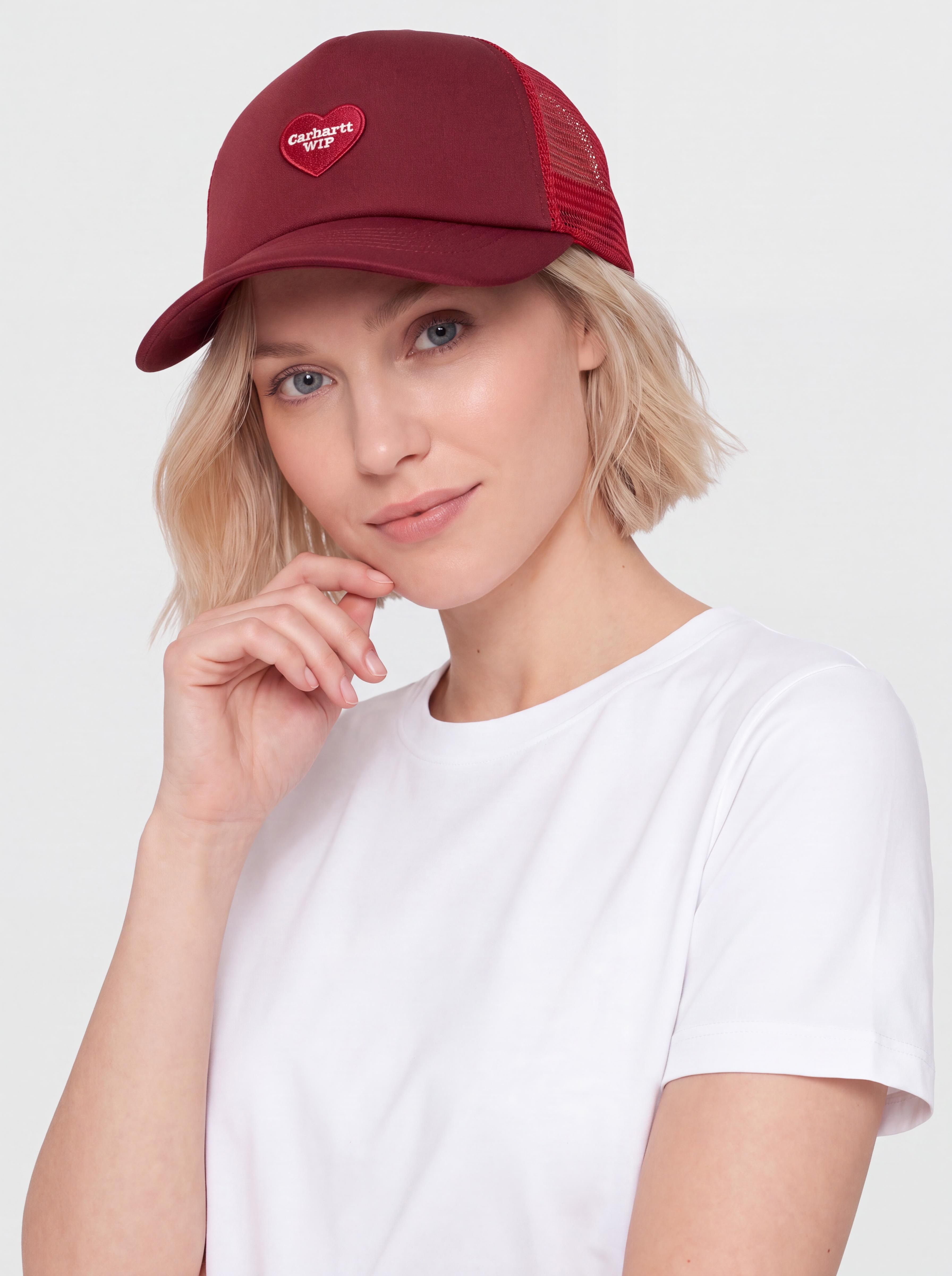 Șapcă Carhartt WIP Heart Patch Trucker (scarlet)