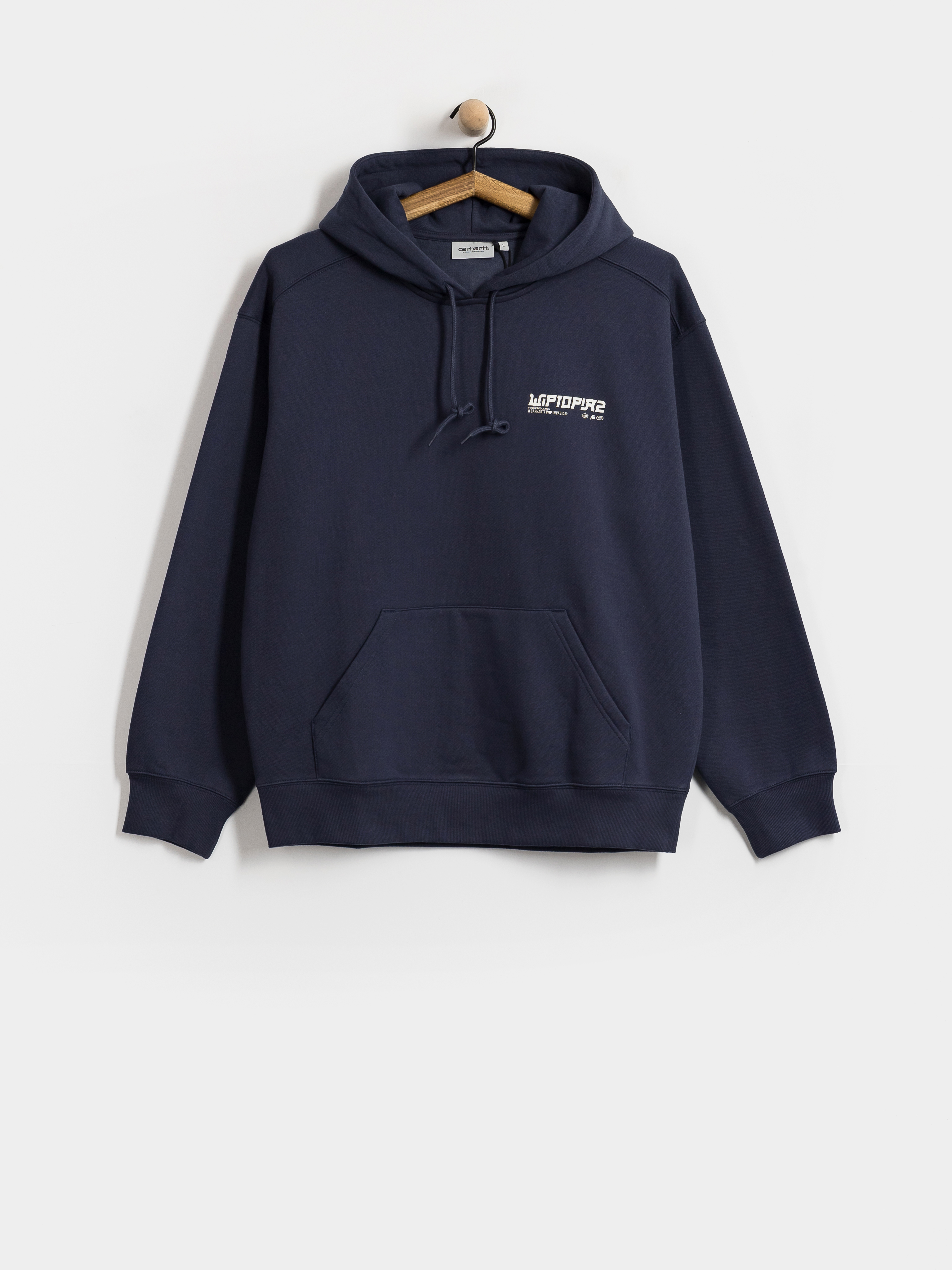 Hanorac cu glugă Carhartt WIP Wiptopia II HD (blue)