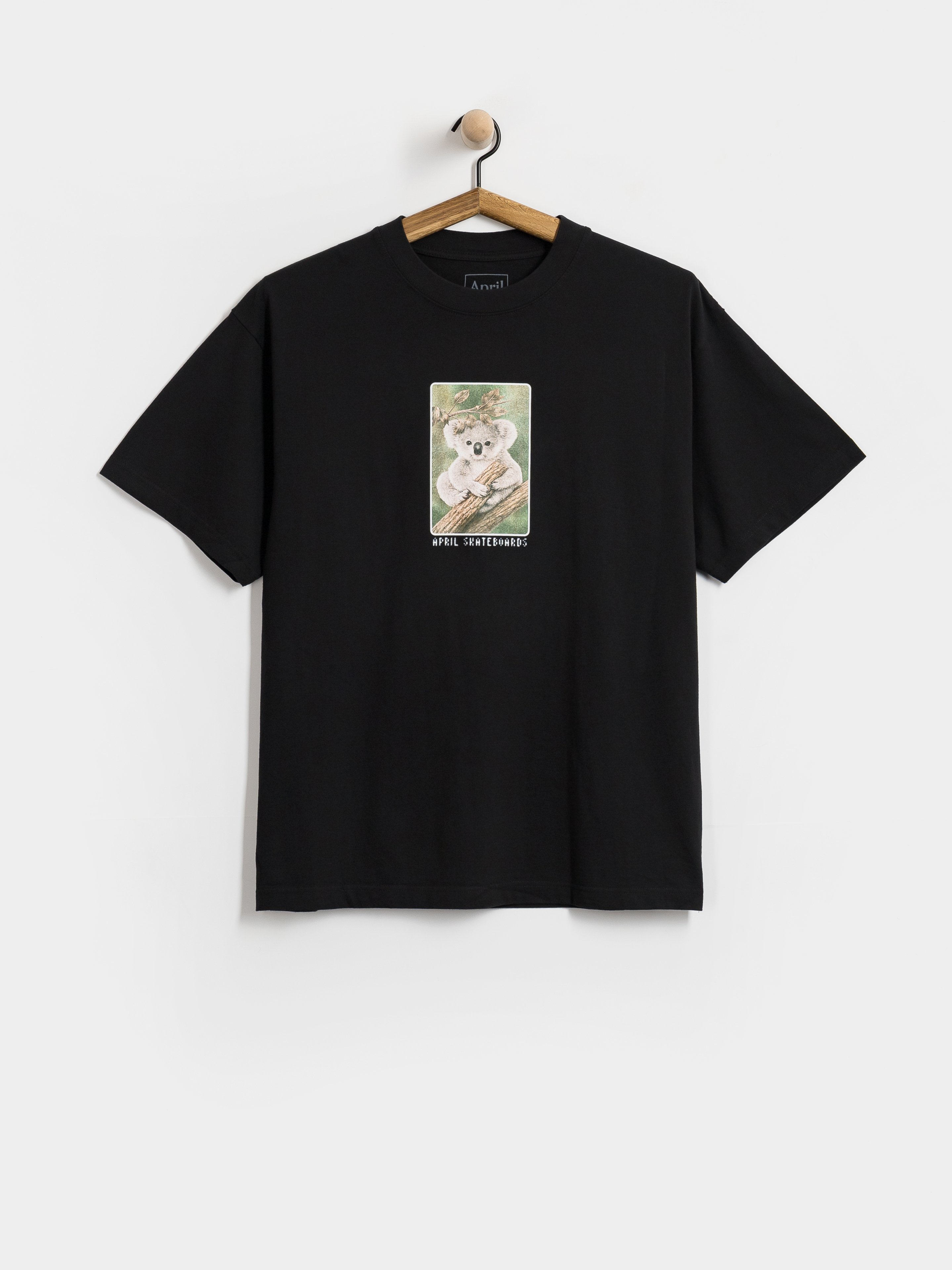 Tricou April Skateboards Marsupial (black)