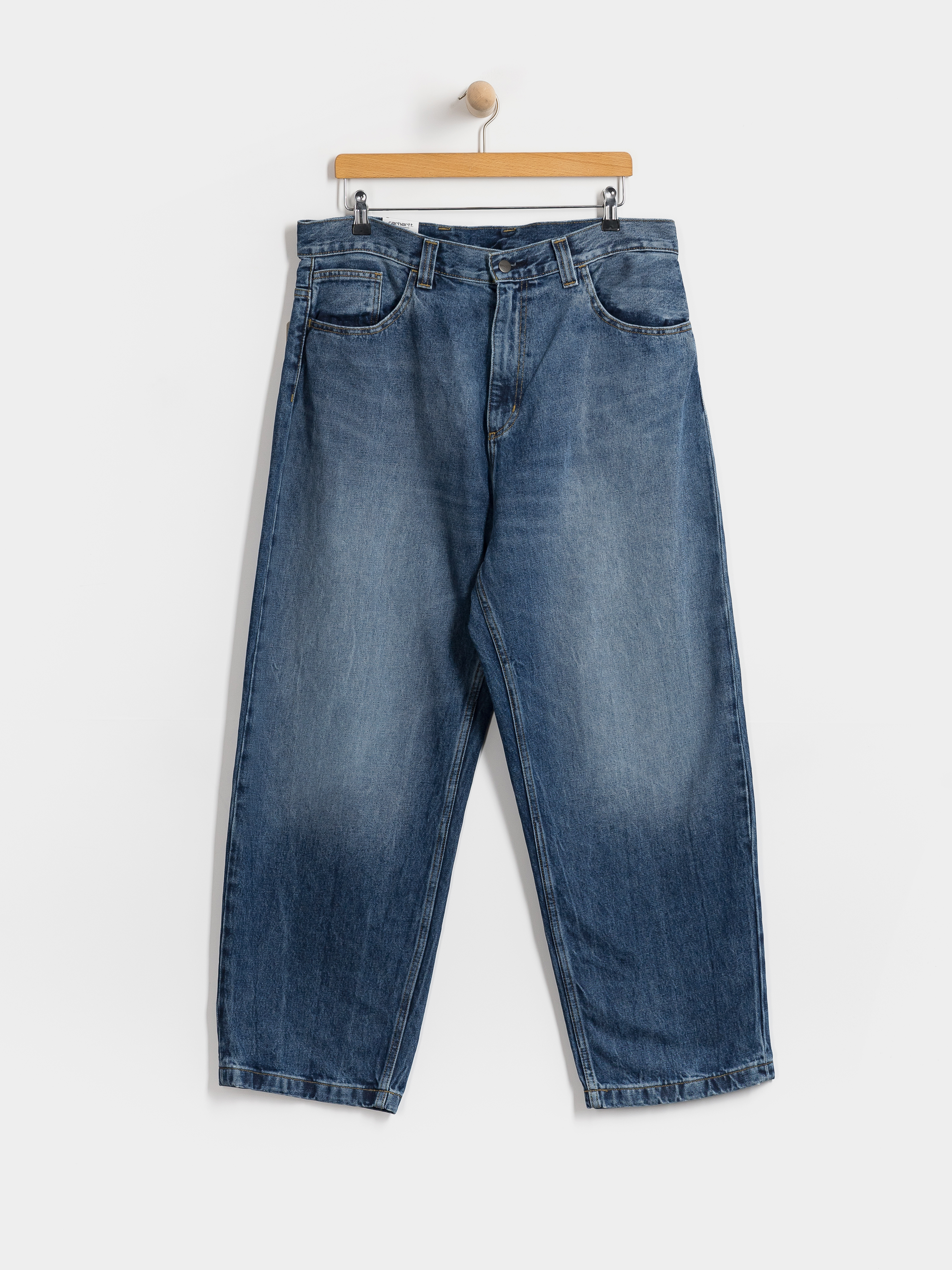 Pantaloni Carhartt WIP Brandon (blue/marble used wash)