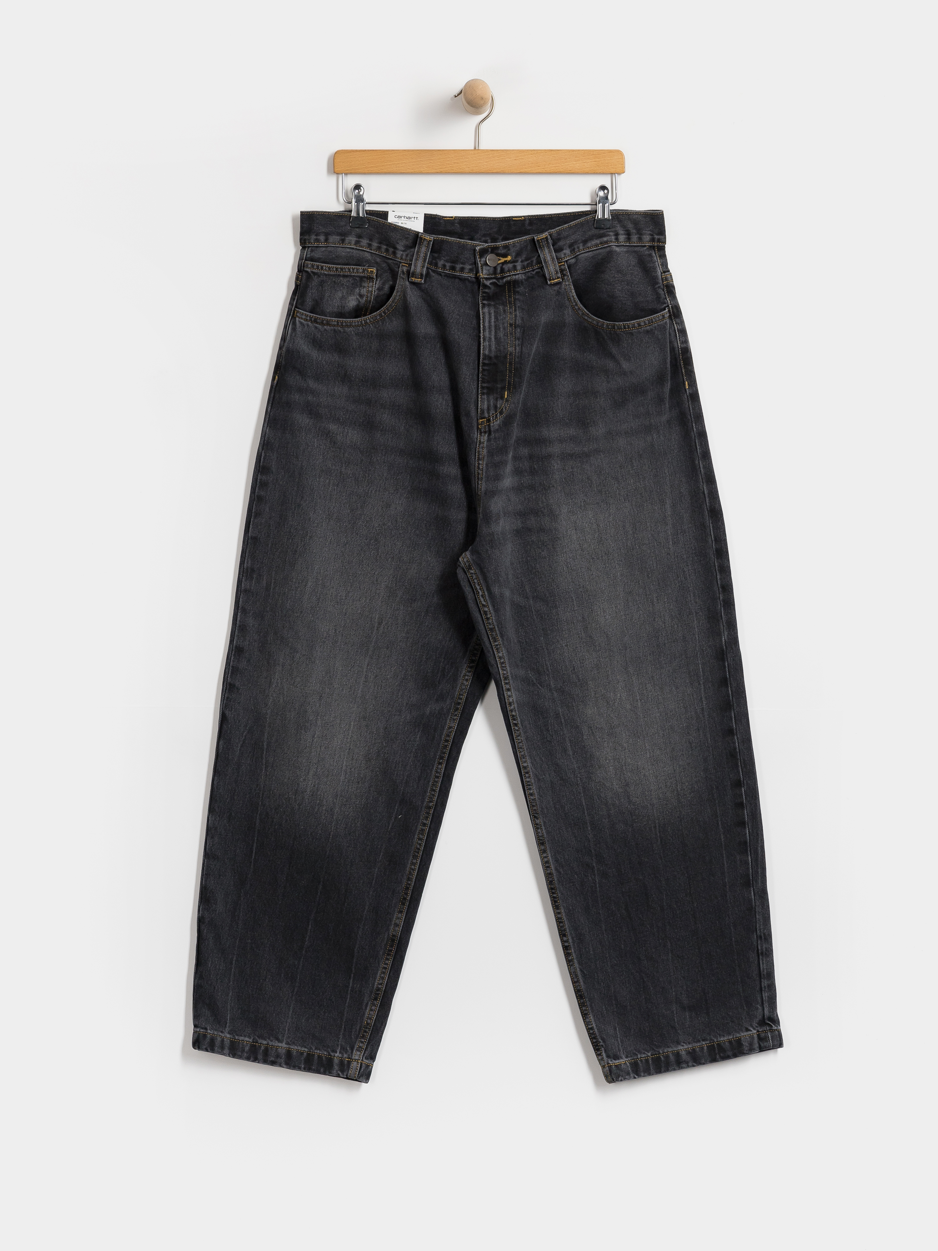 Pantaloni Carhartt WIP Brandon (black/marble used wash)