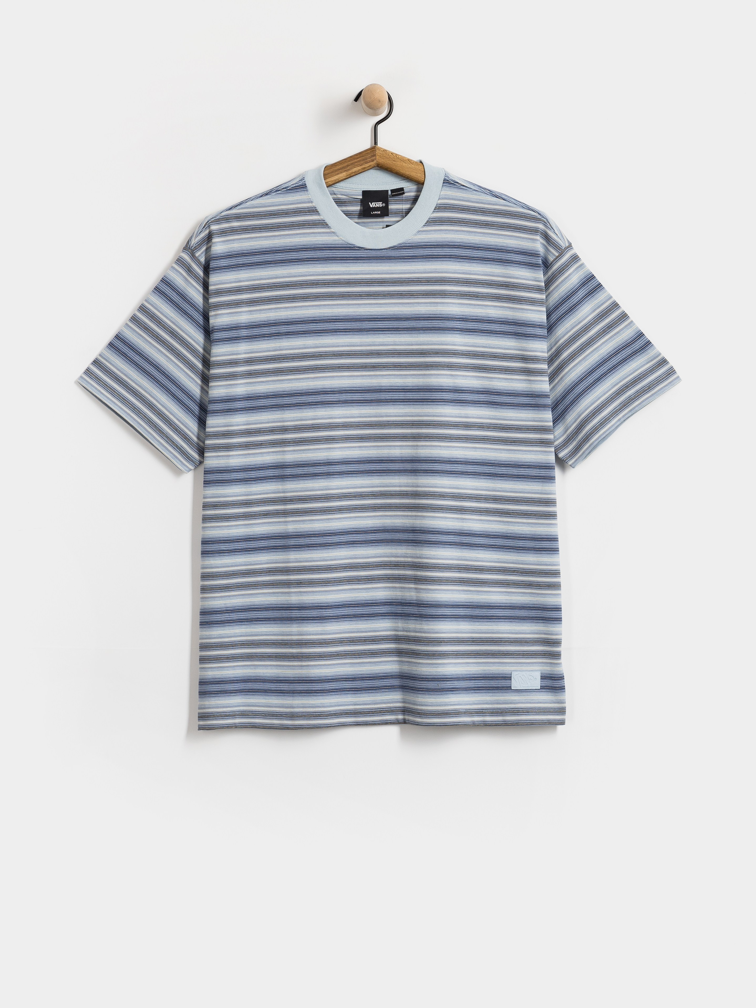 Tricou Vans Stripe Ringer Loose (soft slate)