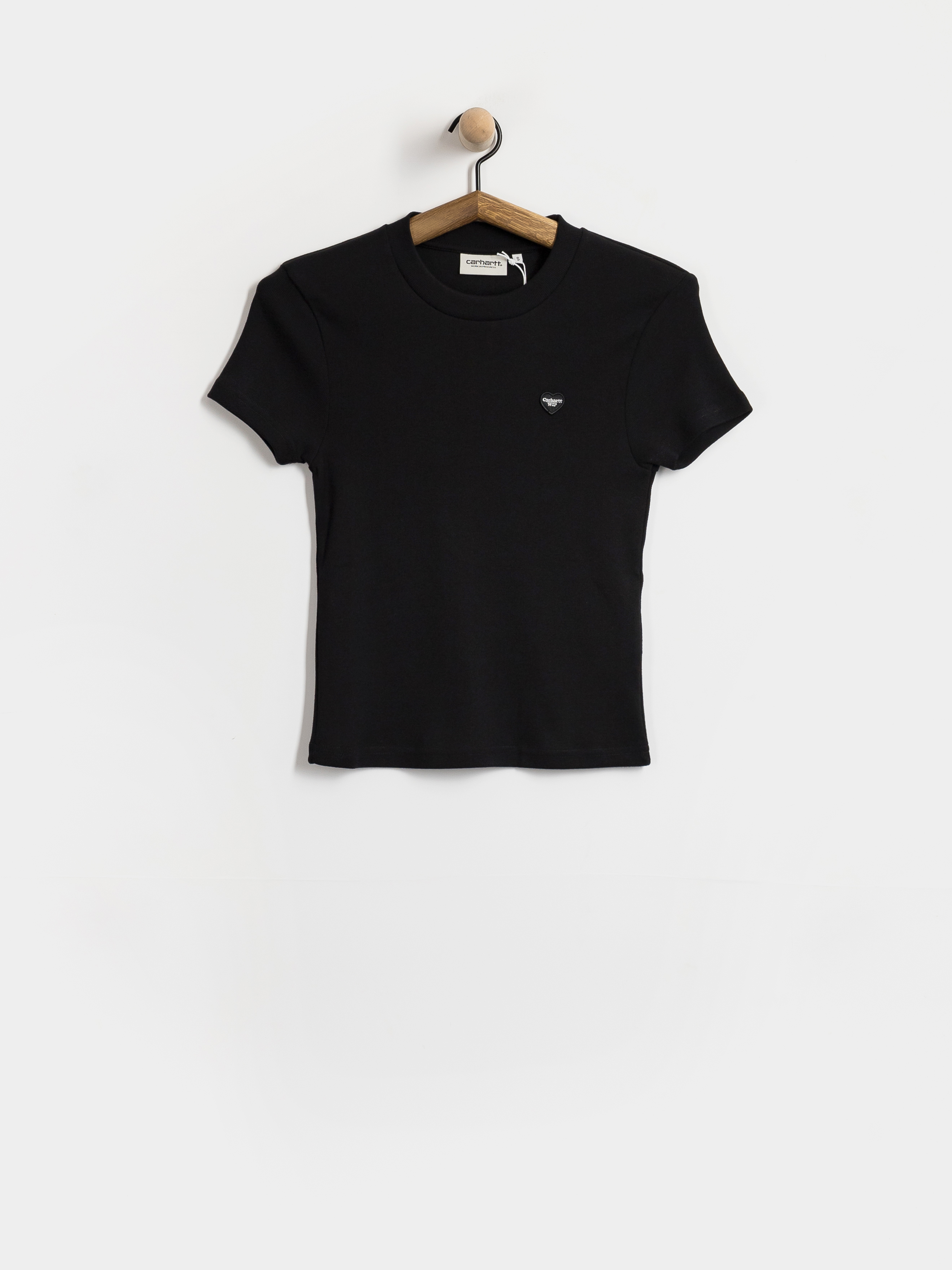 Tricou Carhartt WIP Small Heart Patch Wmn (black/black)