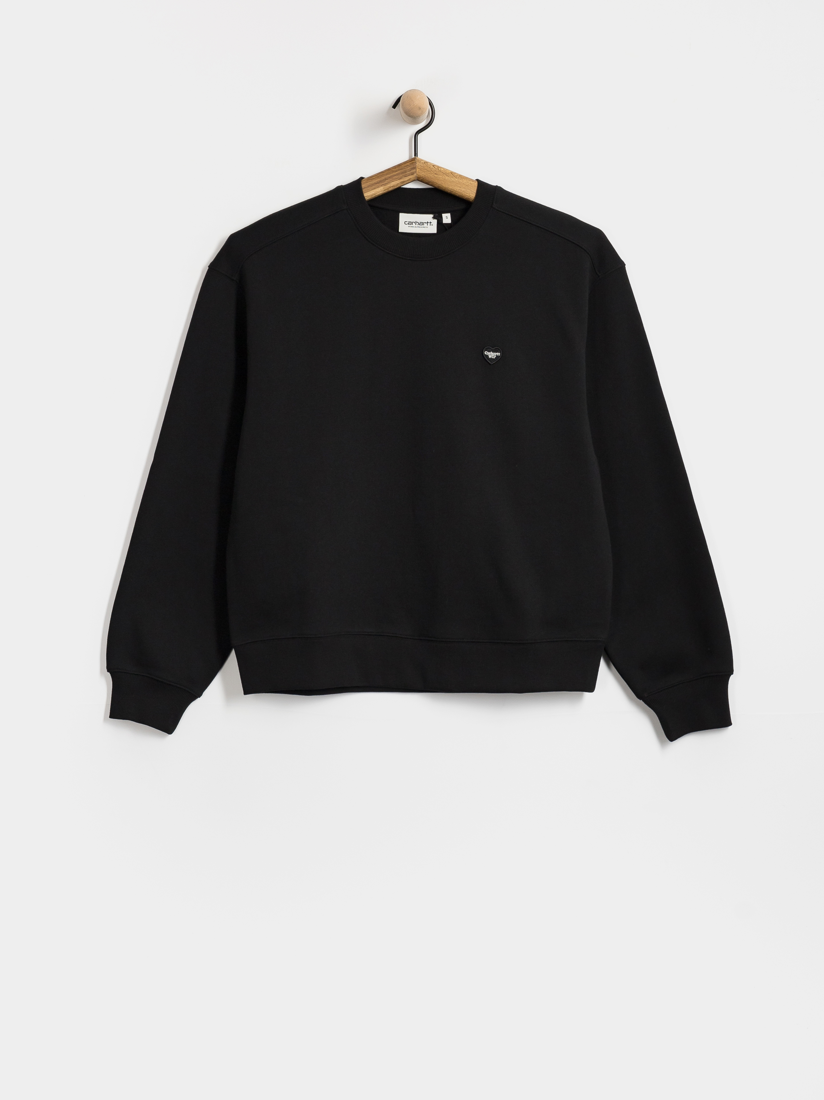 Hanorac Carhartt WIP Small Heart Patch Wmn (black/black)