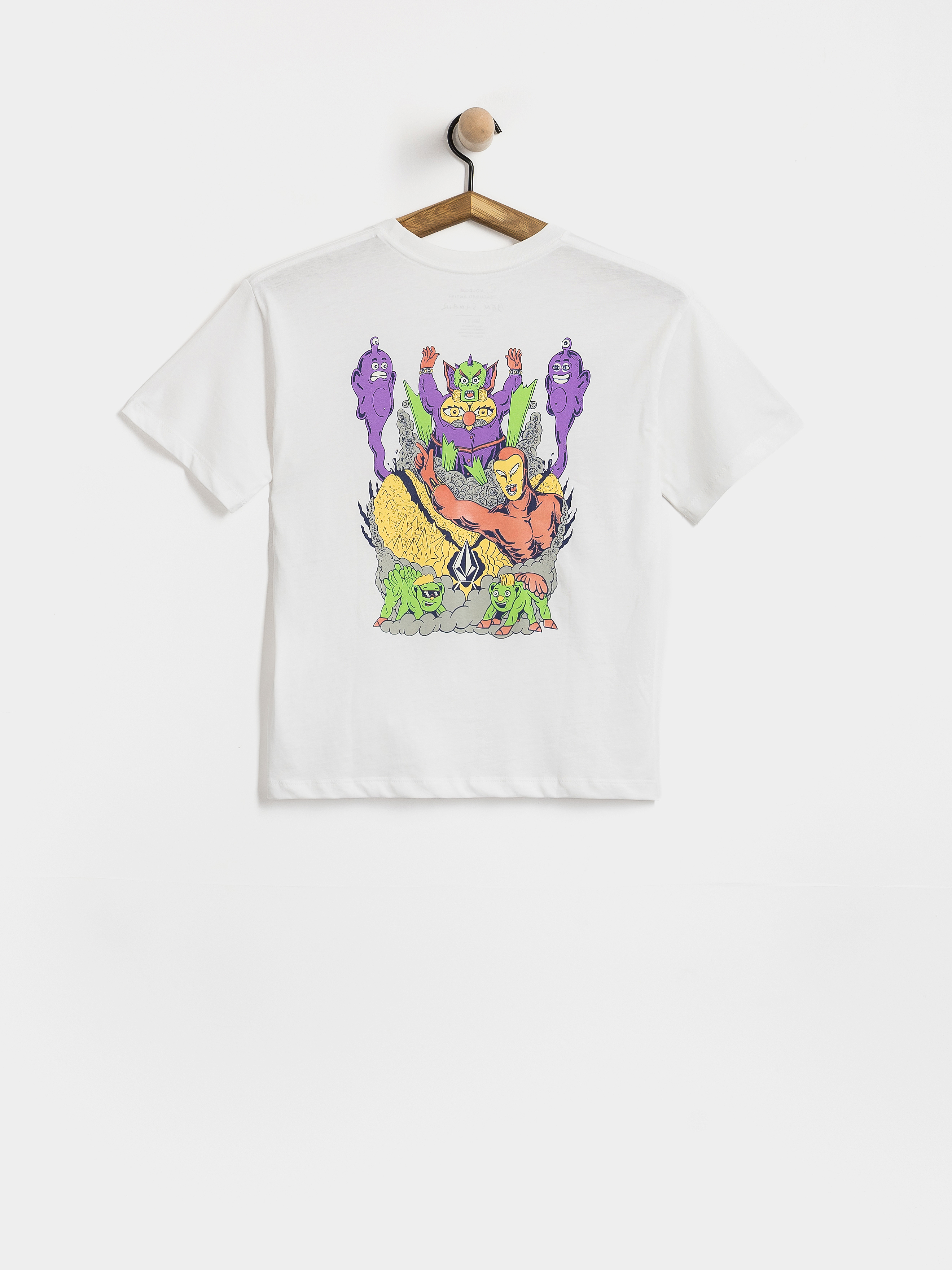 Tricou Volcom Fa Ben Sanaire 2 JR (white)