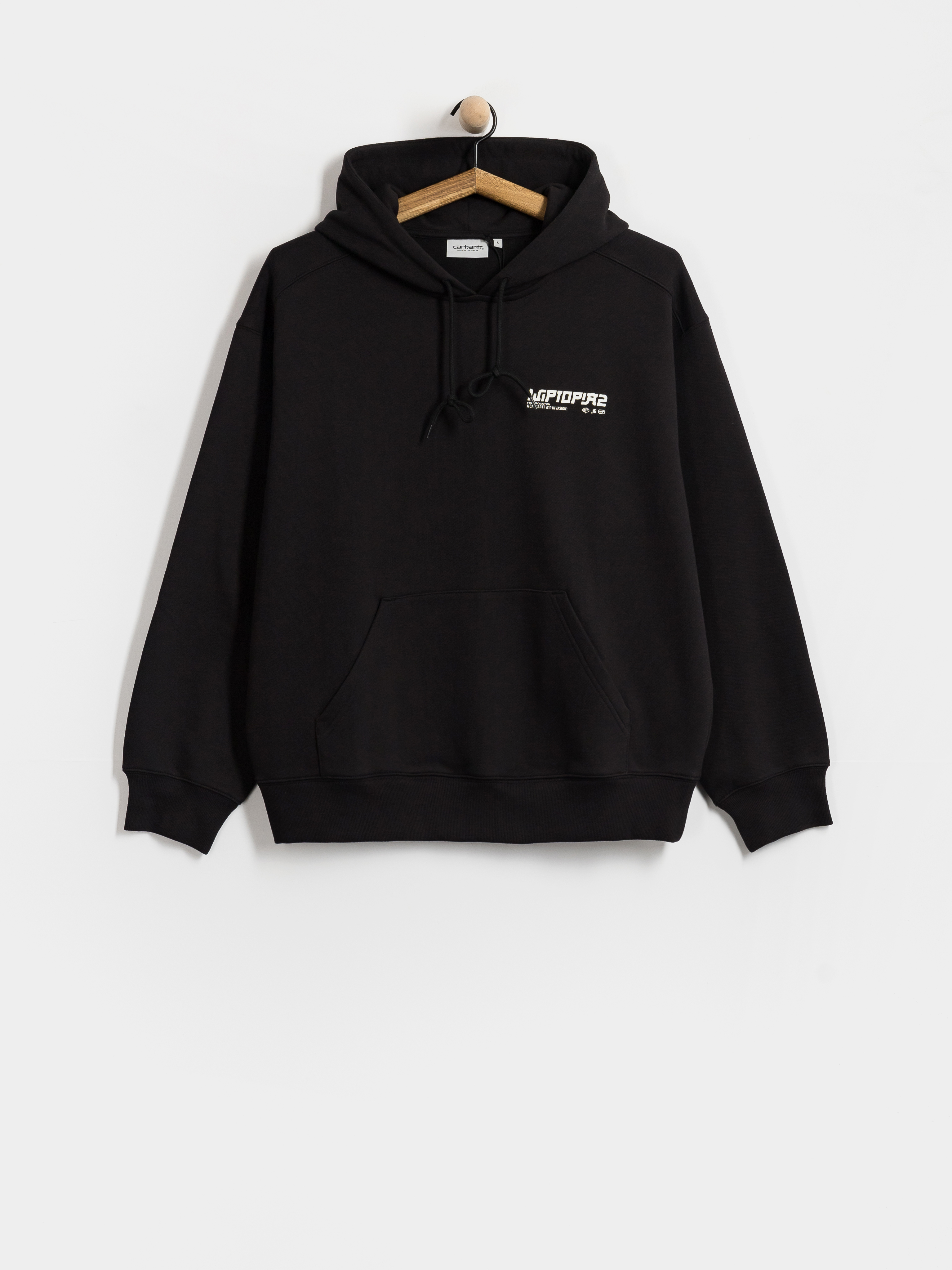 Hanorac cu glugă Carhartt WIP Wiptopia II HD (black)