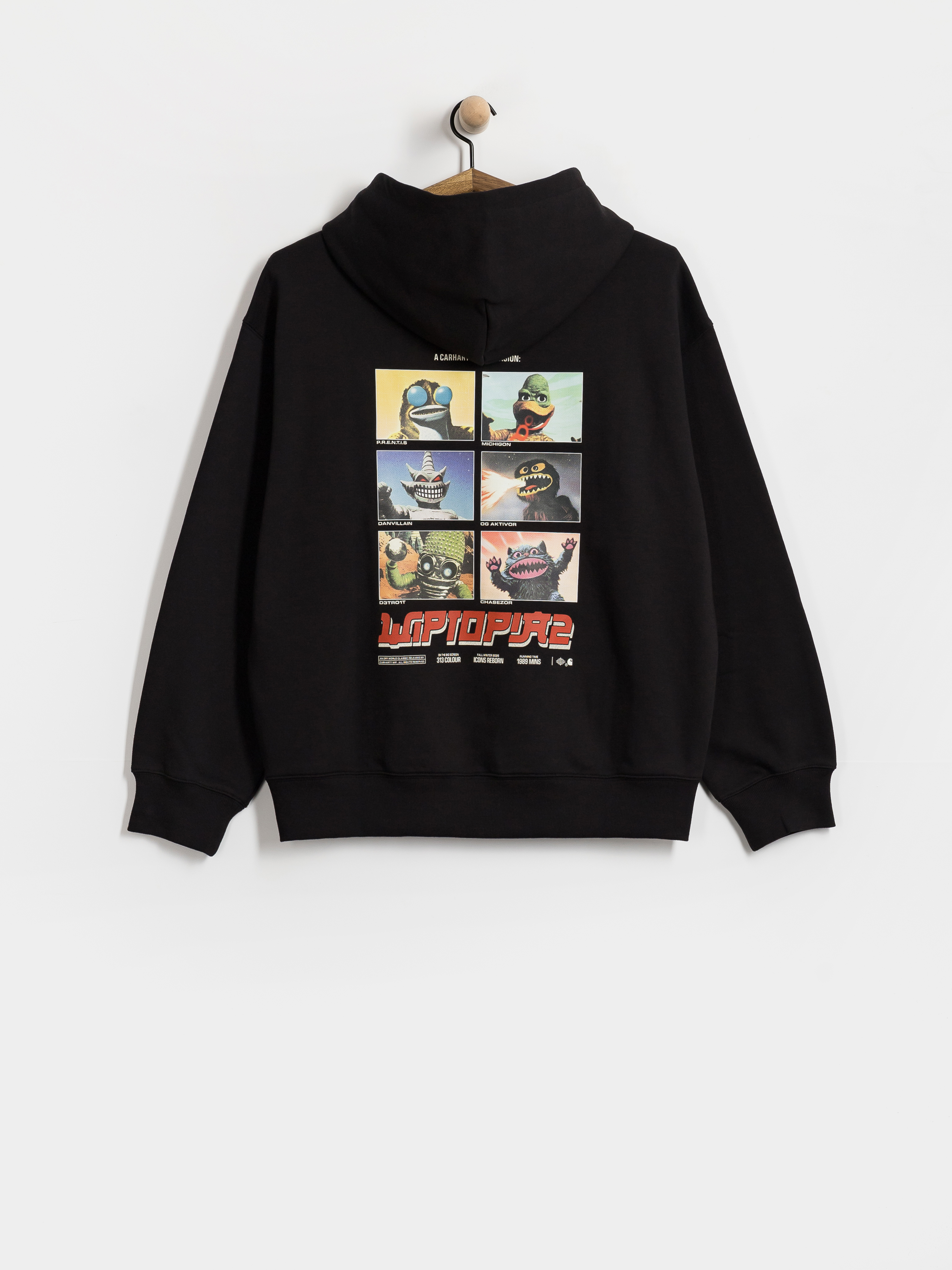 Hanorac cu glugă Carhartt WIP Wiptopia II HD (black)