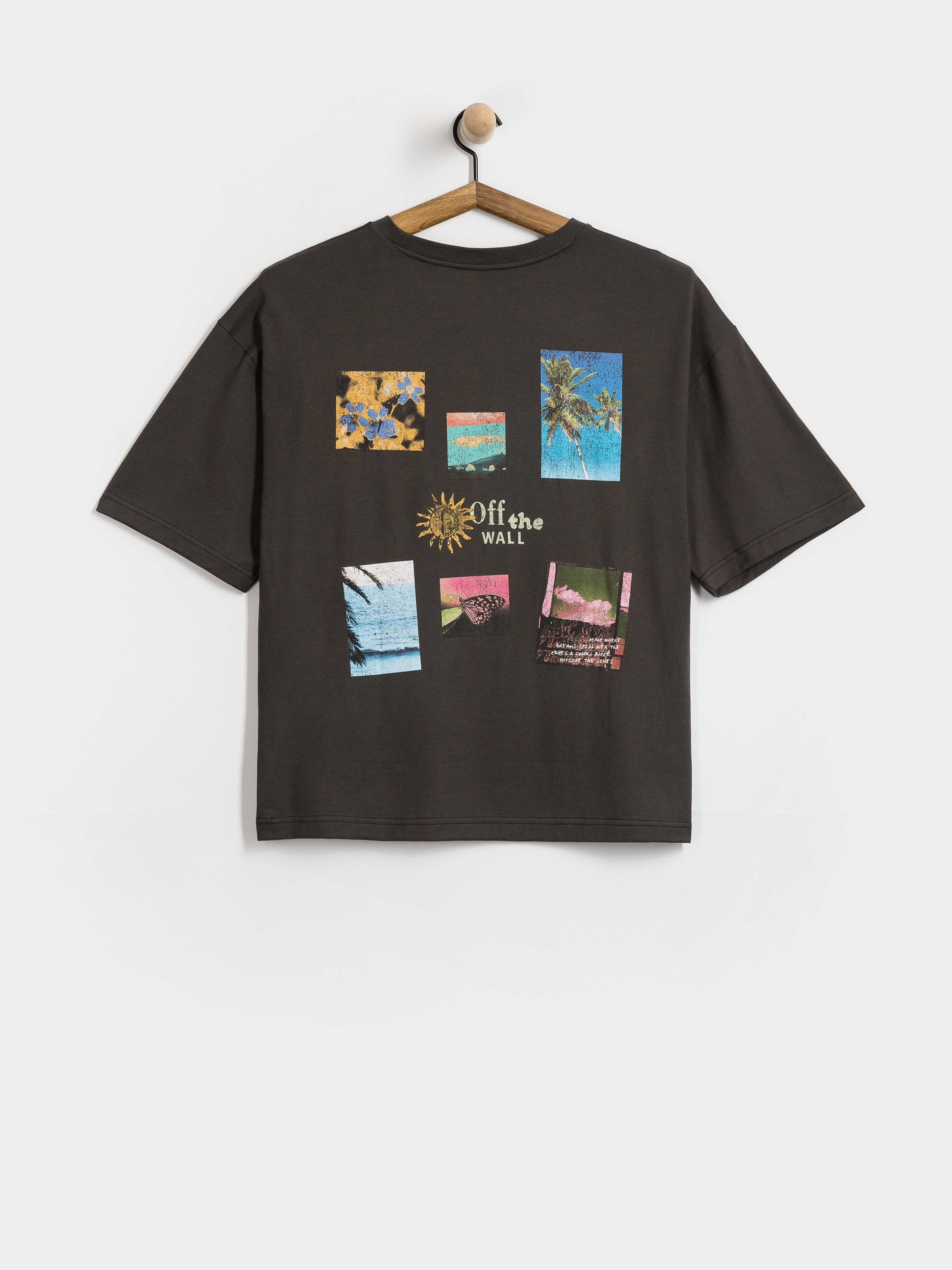 Tricou Vans Dreams Spill Wmn (faded black)