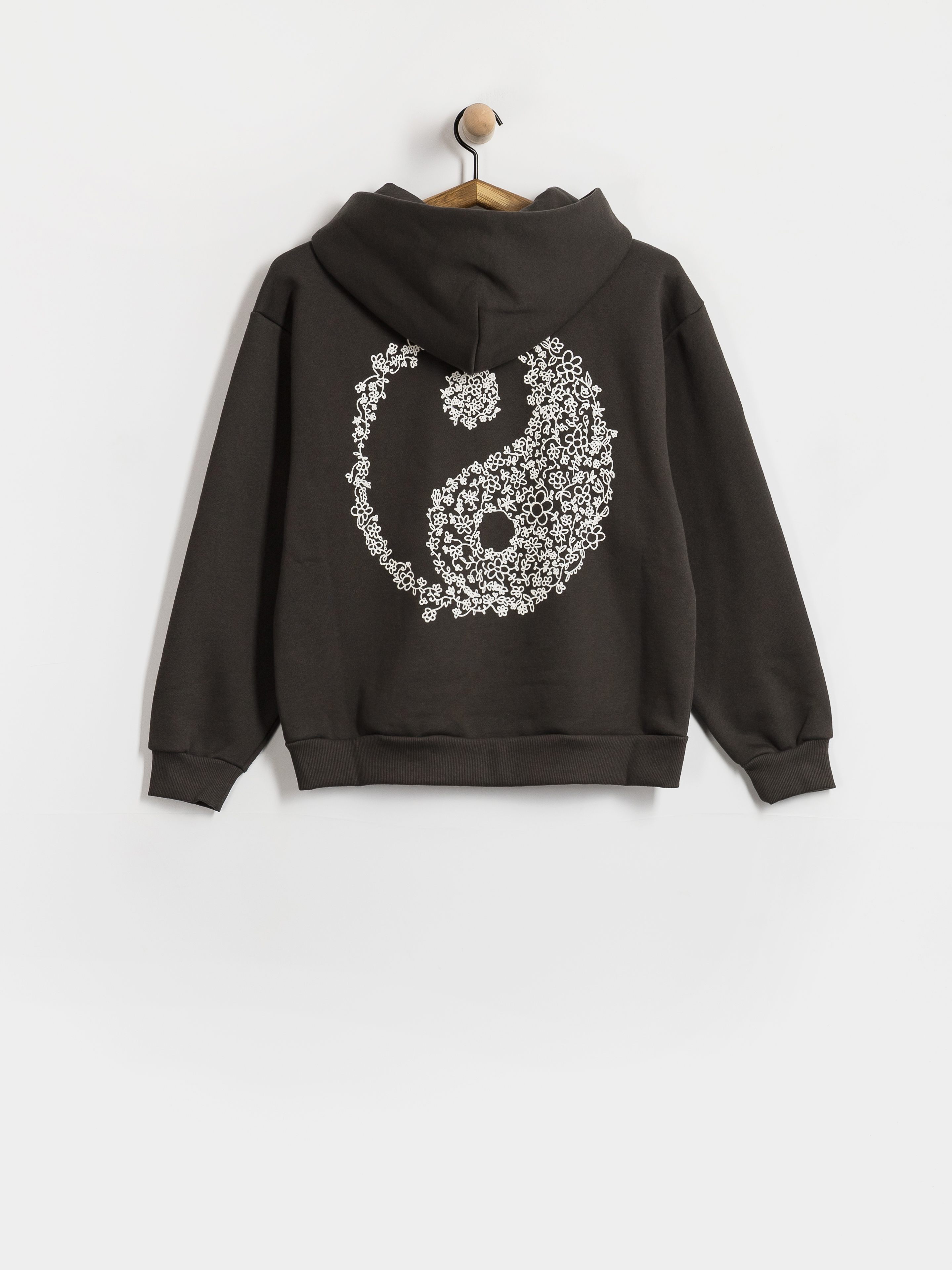 Hanorac cu glugă Vans Yin And Yang HD Wmn (faded black)