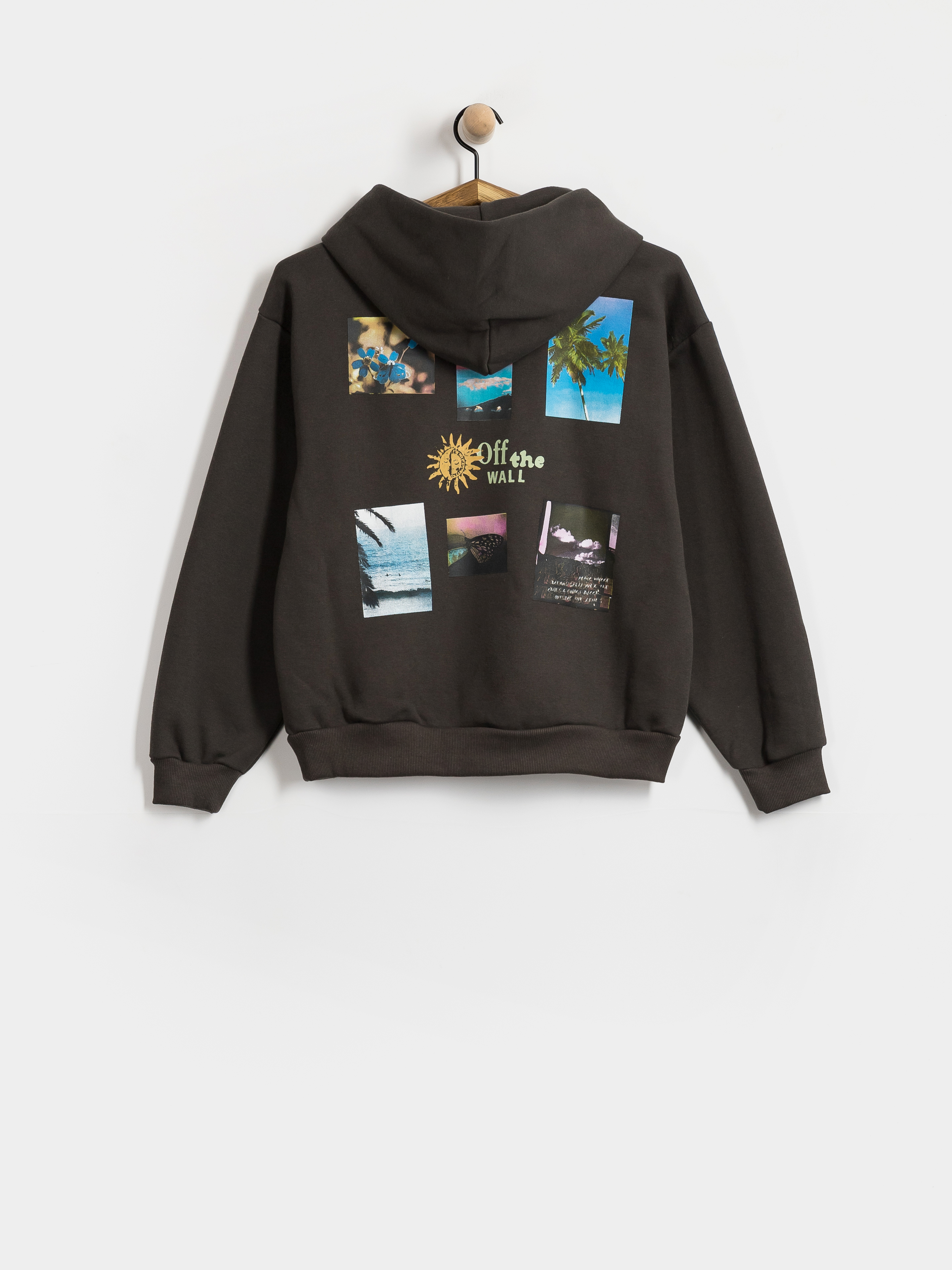 Hanorac cu glugă Vans Dreams Spill HD Wmn (faded black)