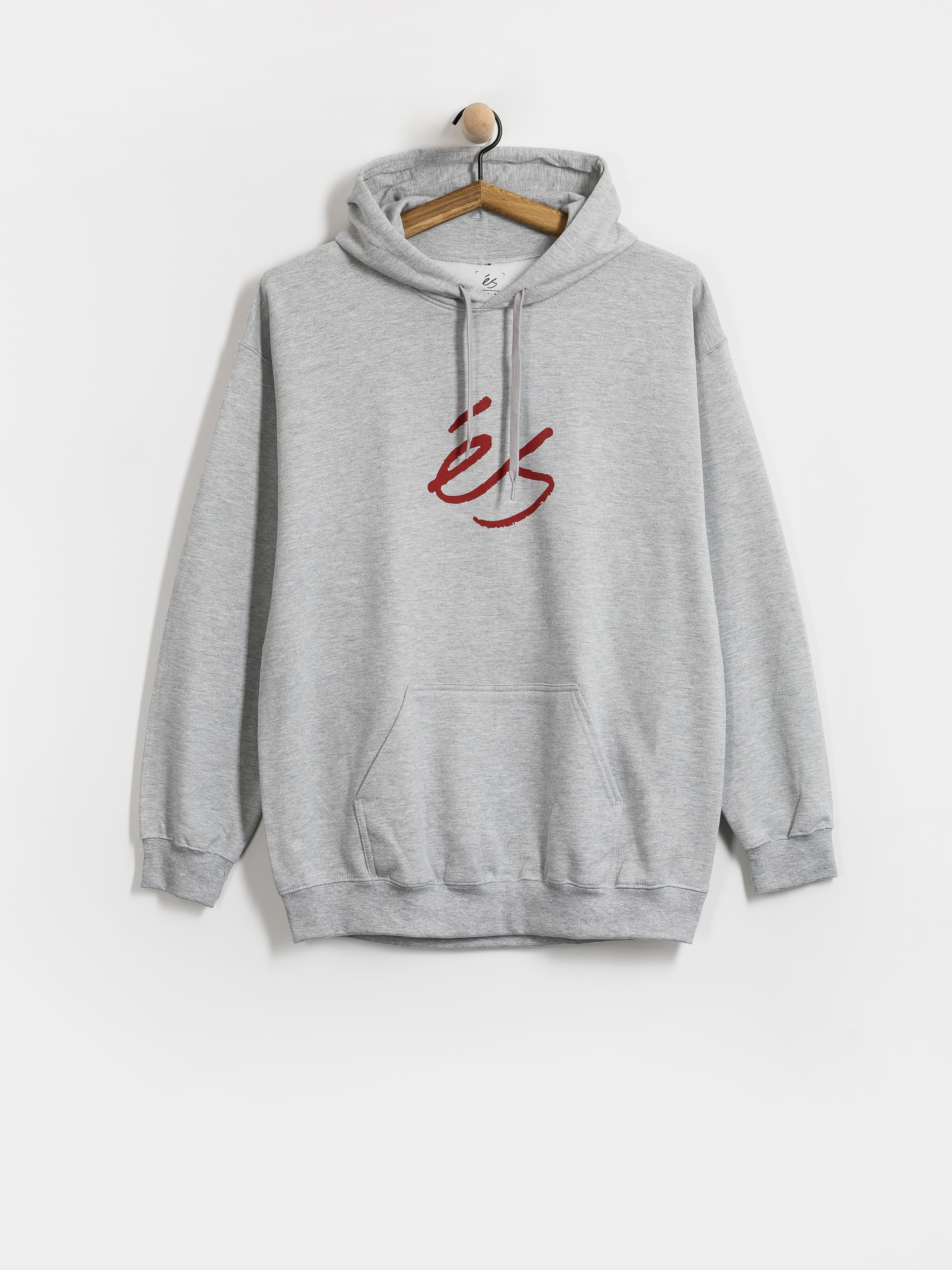 Hanorac cu glugă eS Script HD (grey/red)