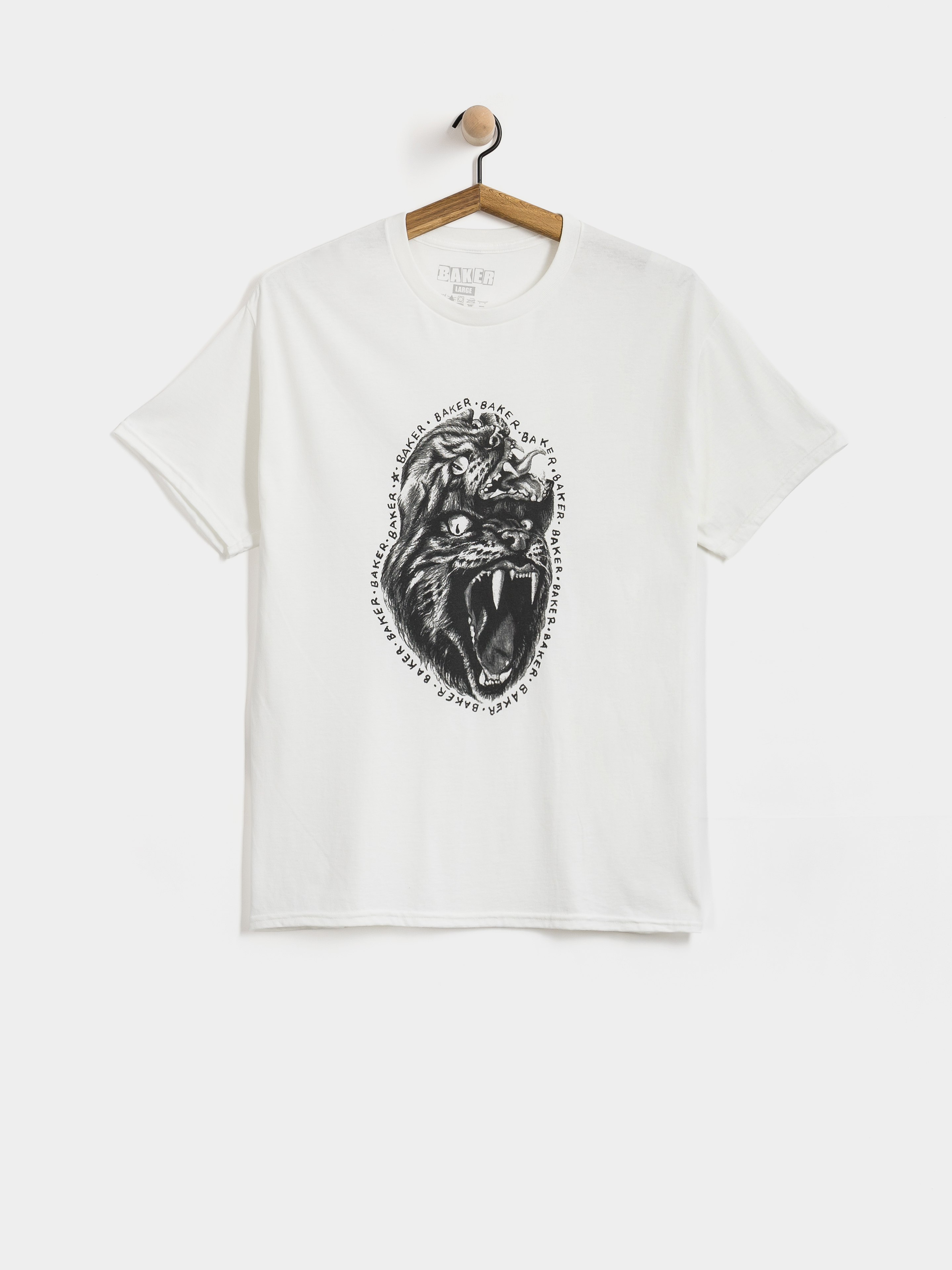 Tricou Baker Fried Beast (white)