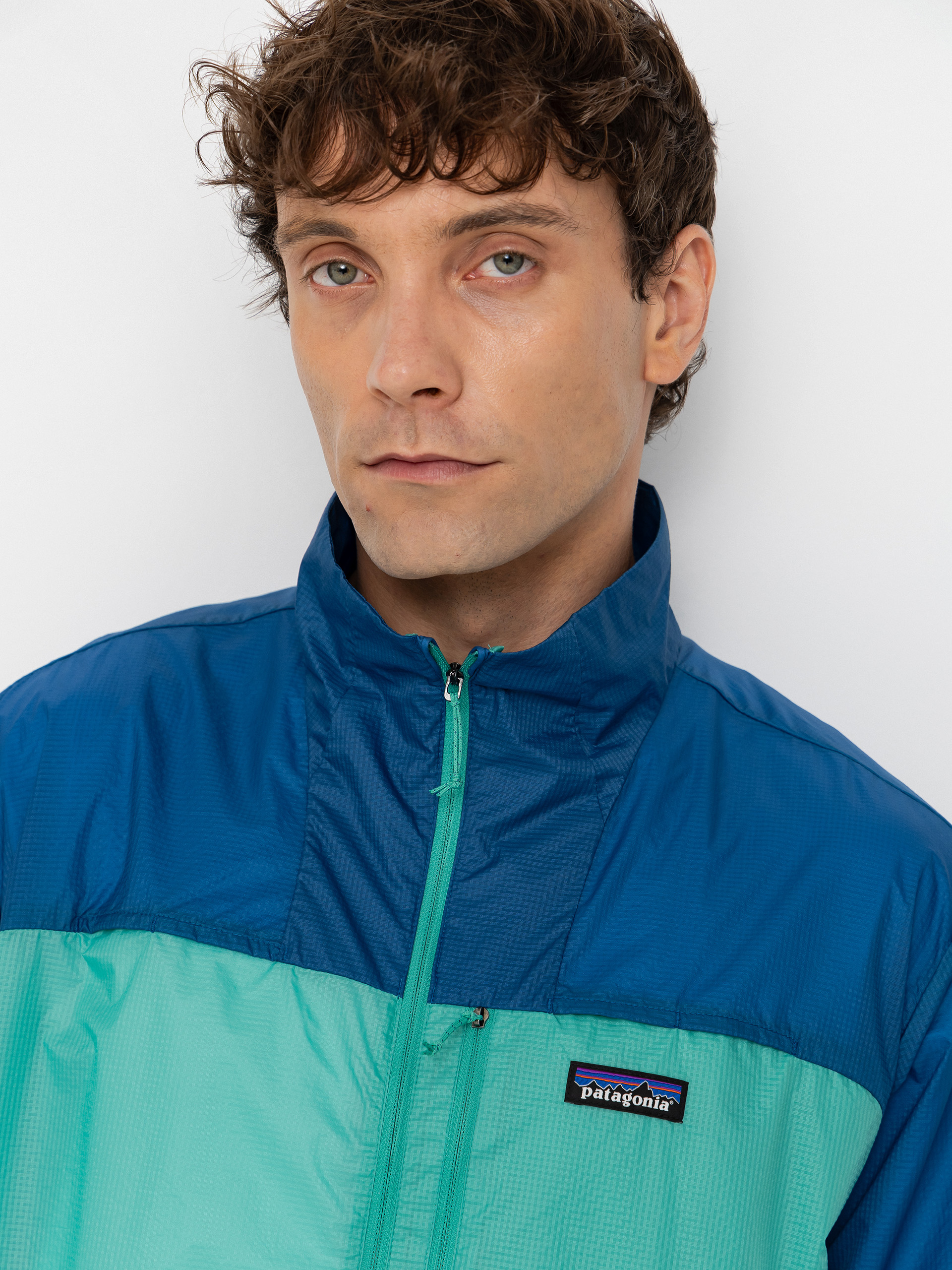 Geacă Patagonia Houdini Stash 1/2 Zip (aqua stone)