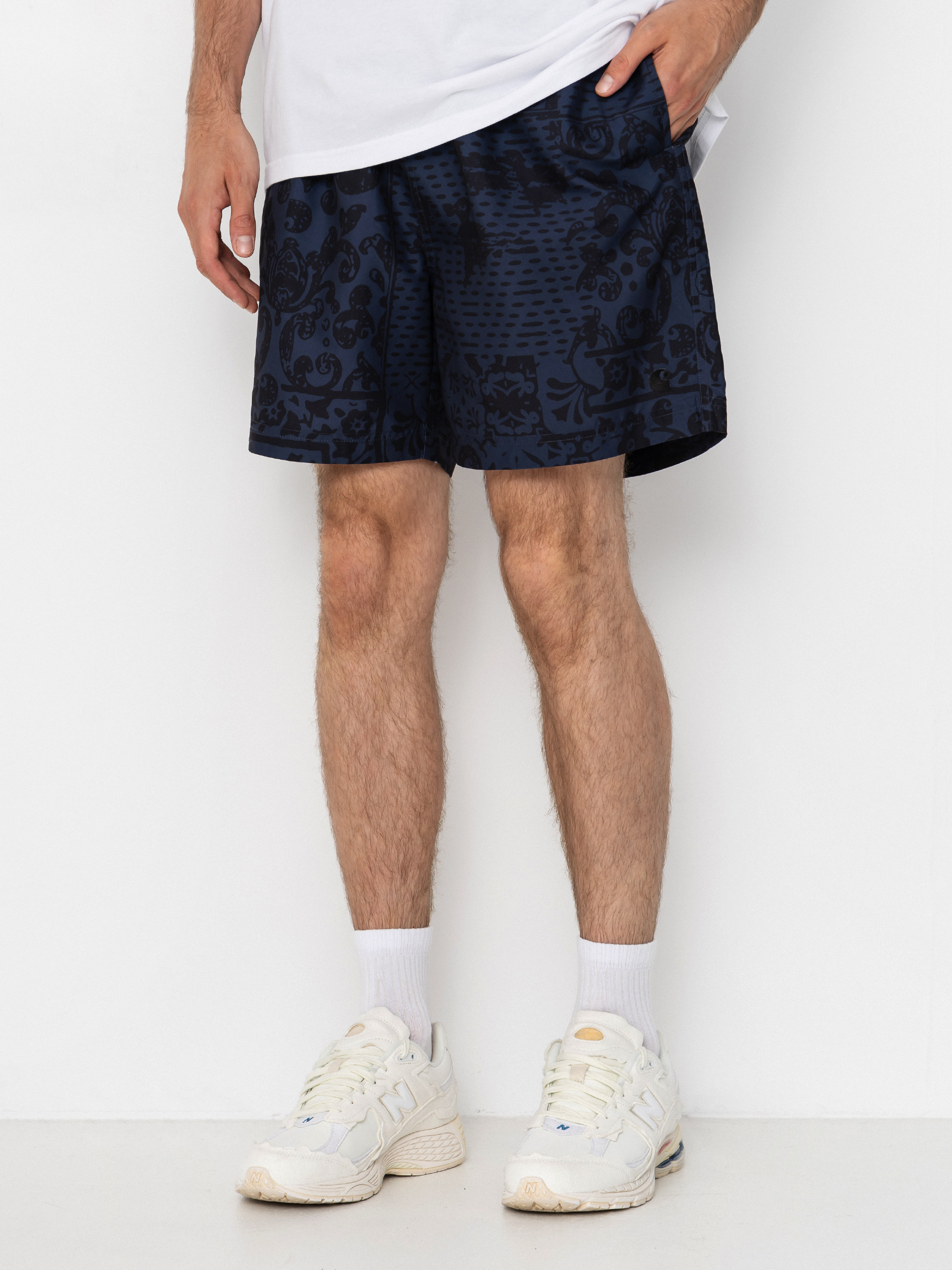 Pantaloni scurți Carhartt WIP Slater Swim (vestige/blue)