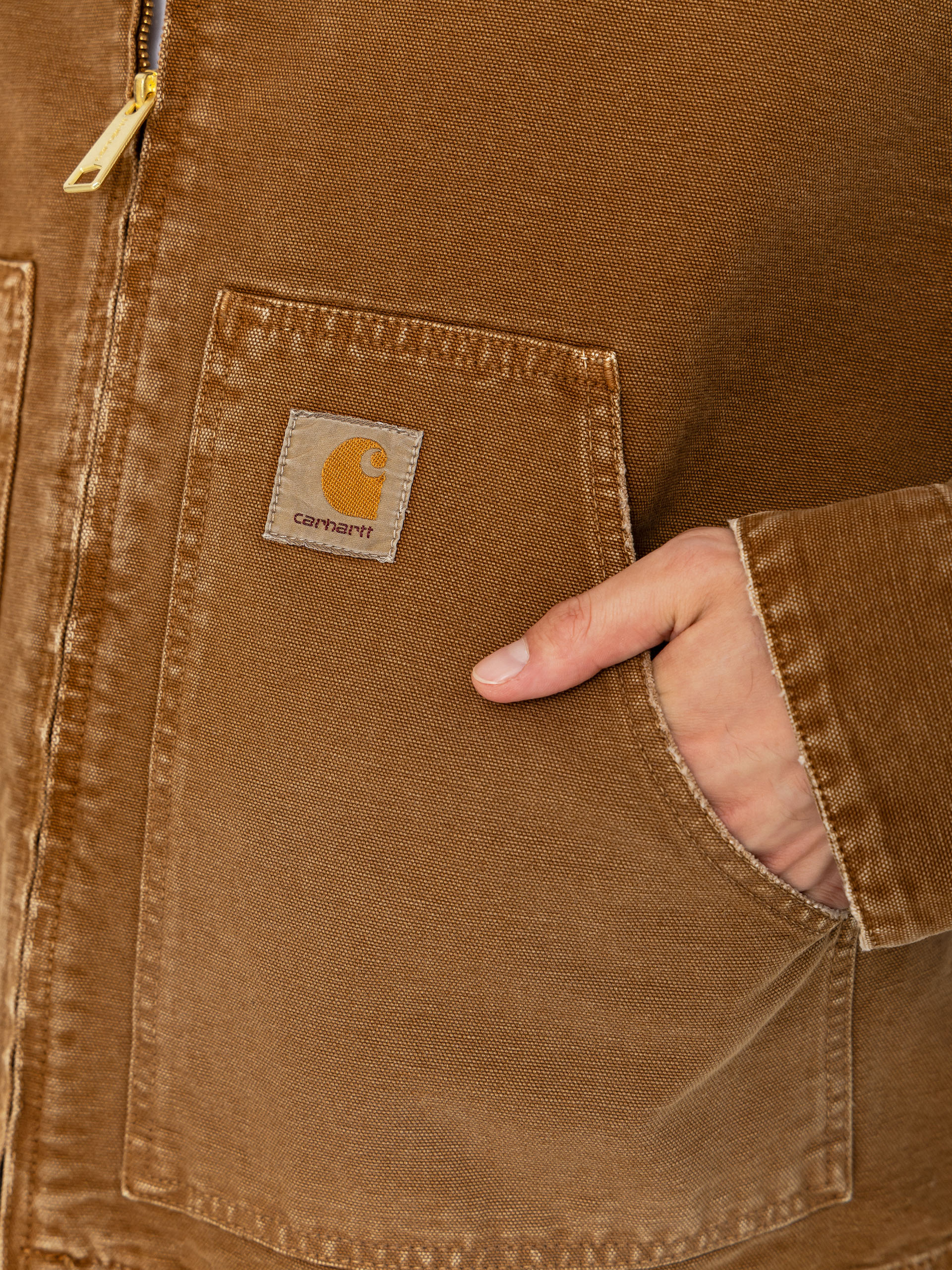 Geacă Carhartt WIP OG Arcan (hamilton brown/hamilton brown)