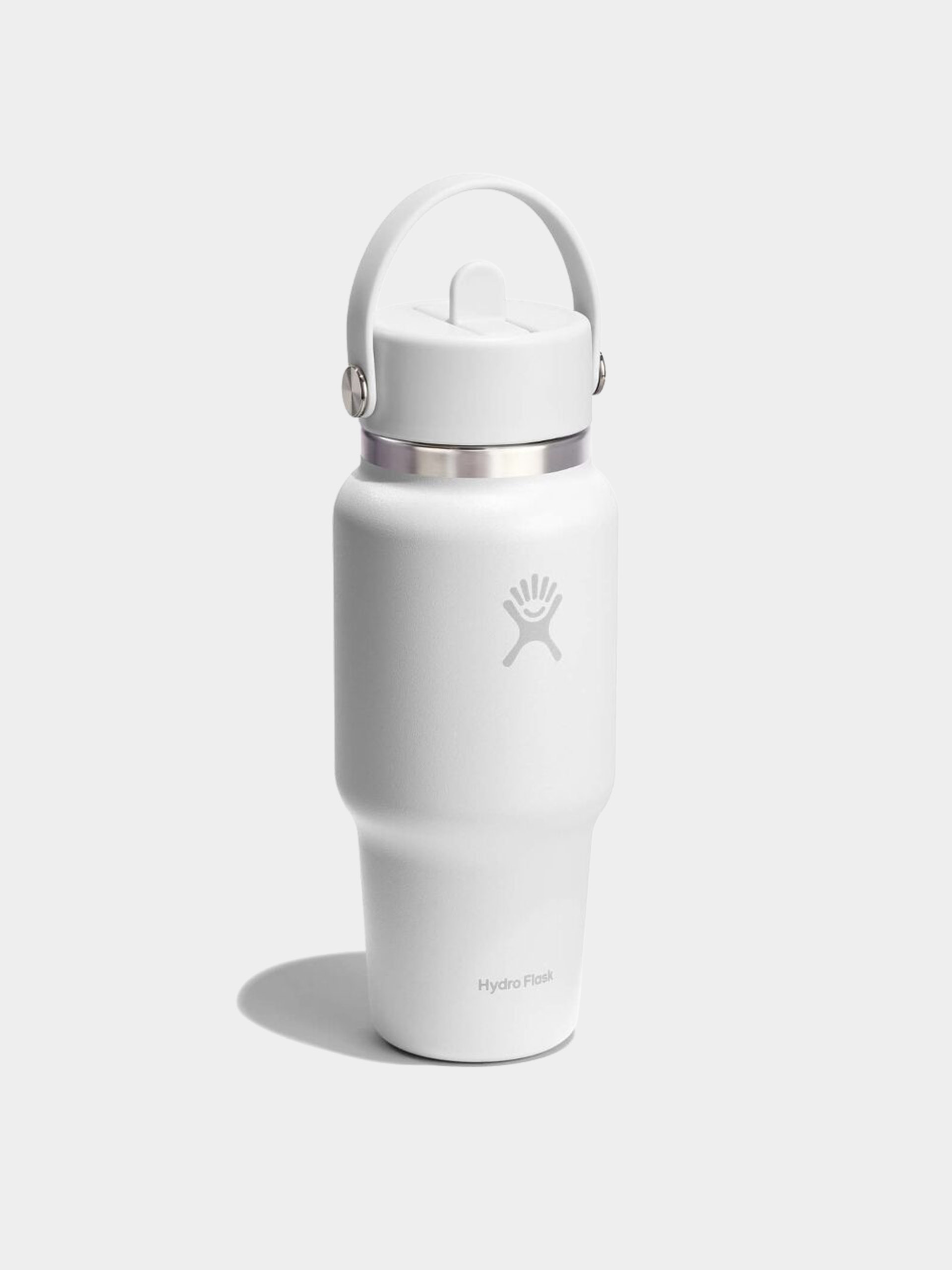 Sticla Hydro Flask Wide Flex Straw Travel 710ml (white)