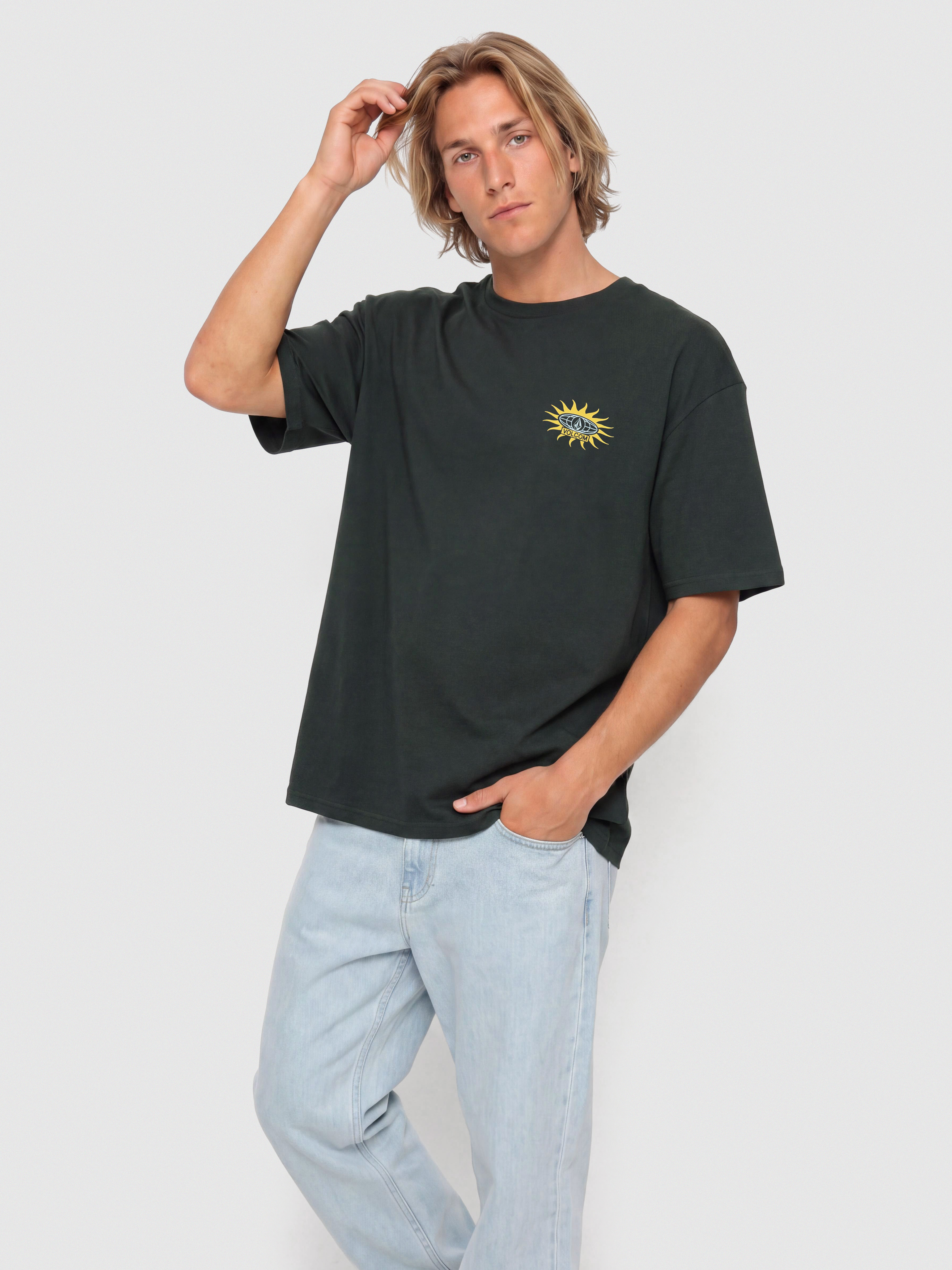Tricou Volcom Sunlog Bsc (scarab)
