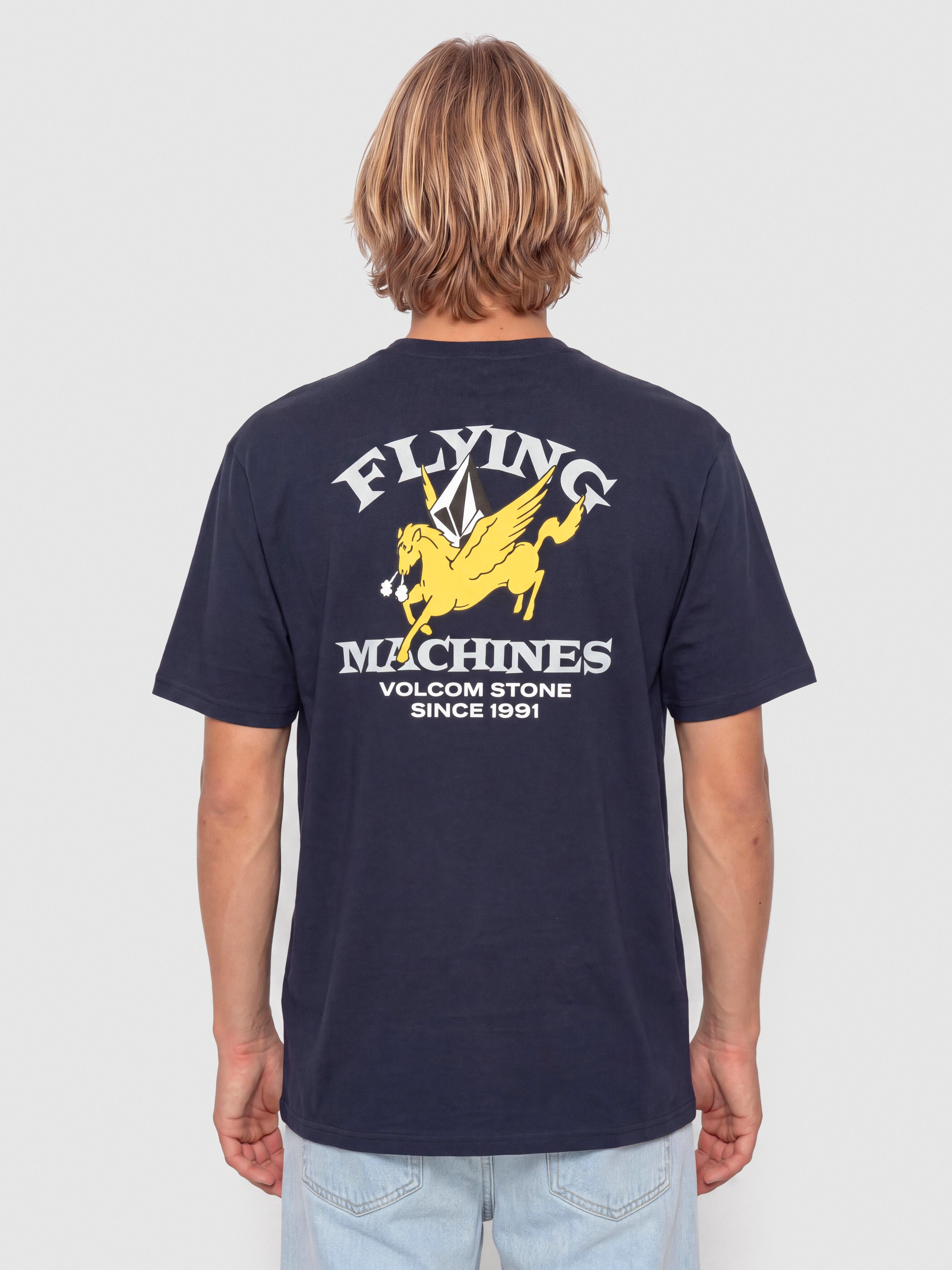Tricou Volcom Flying Machine (marine)
