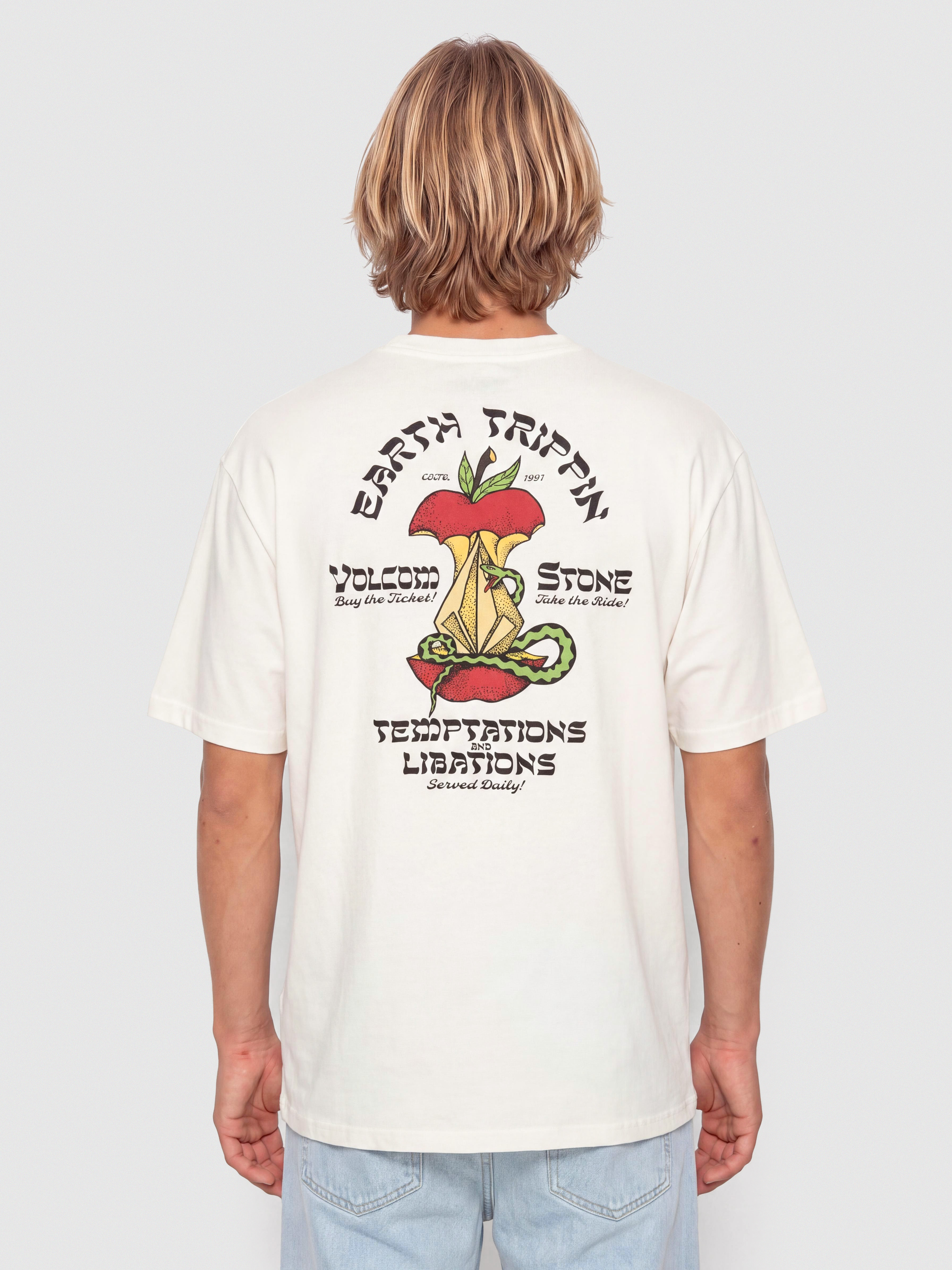 Tricou Volcom Temptations (off white)