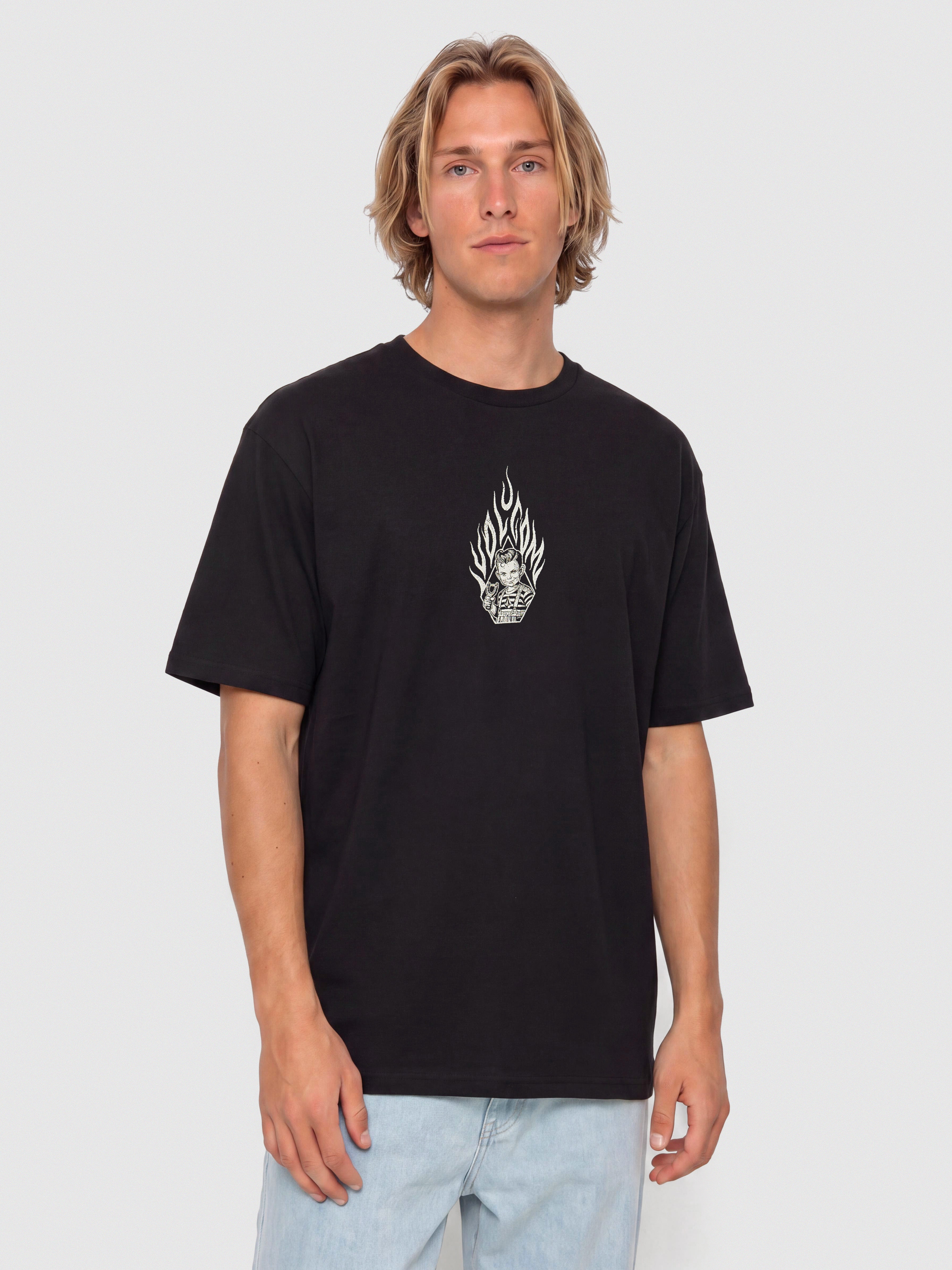 Tricou Volcom Firecar (black)