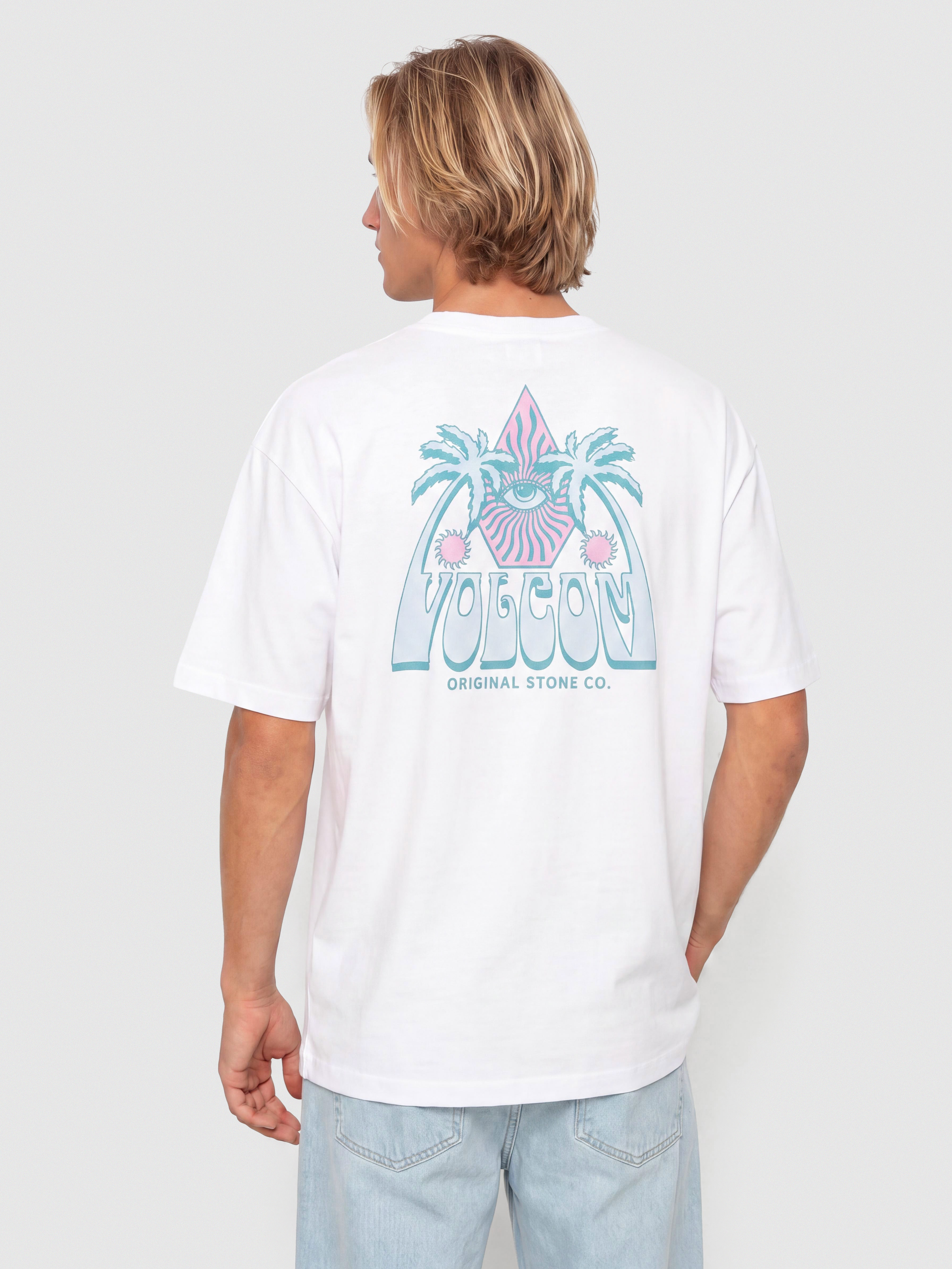 Tricou Volcom All Seeing (white)
