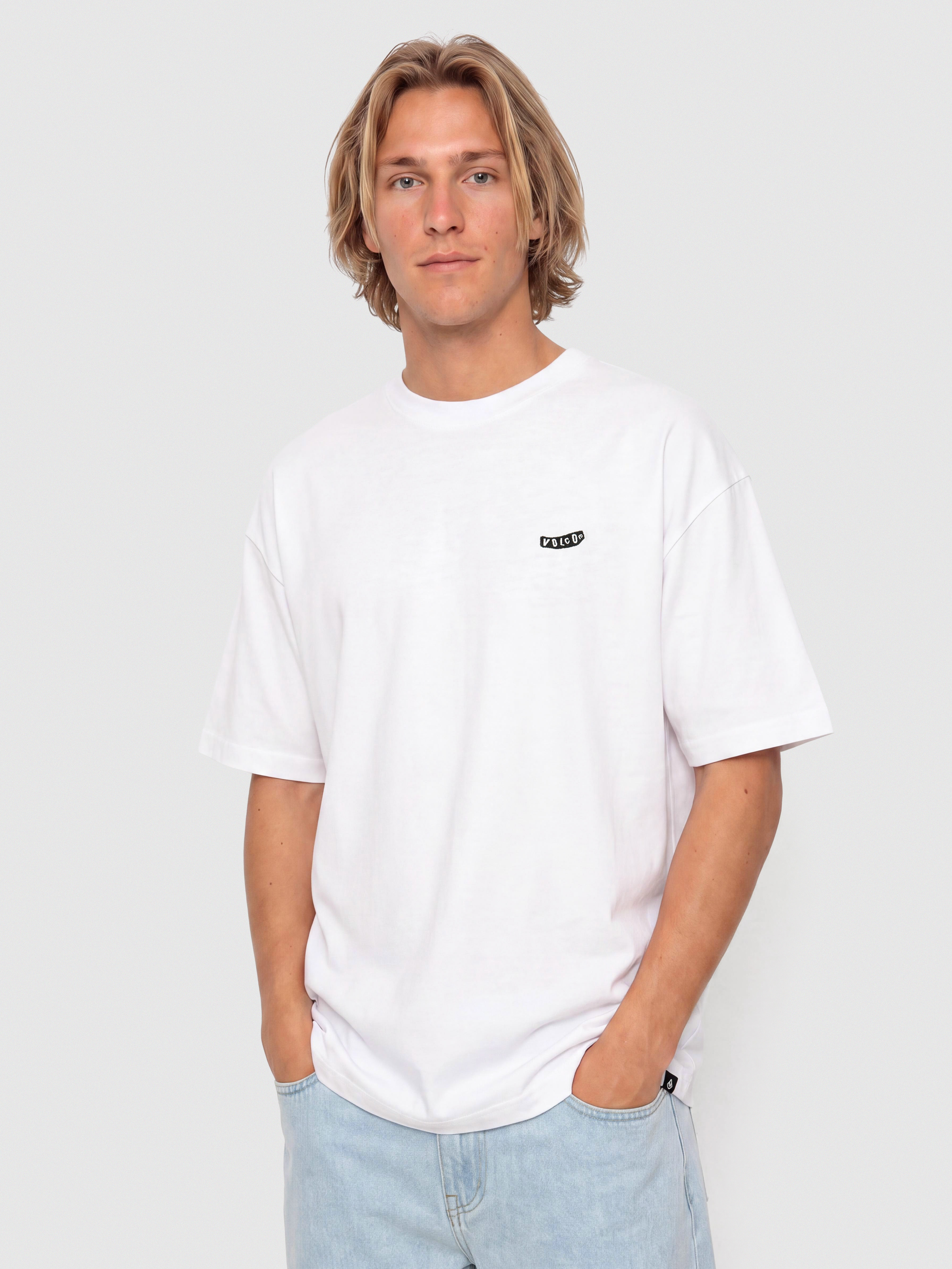 Tricou Volcom Pistol Stone (white)