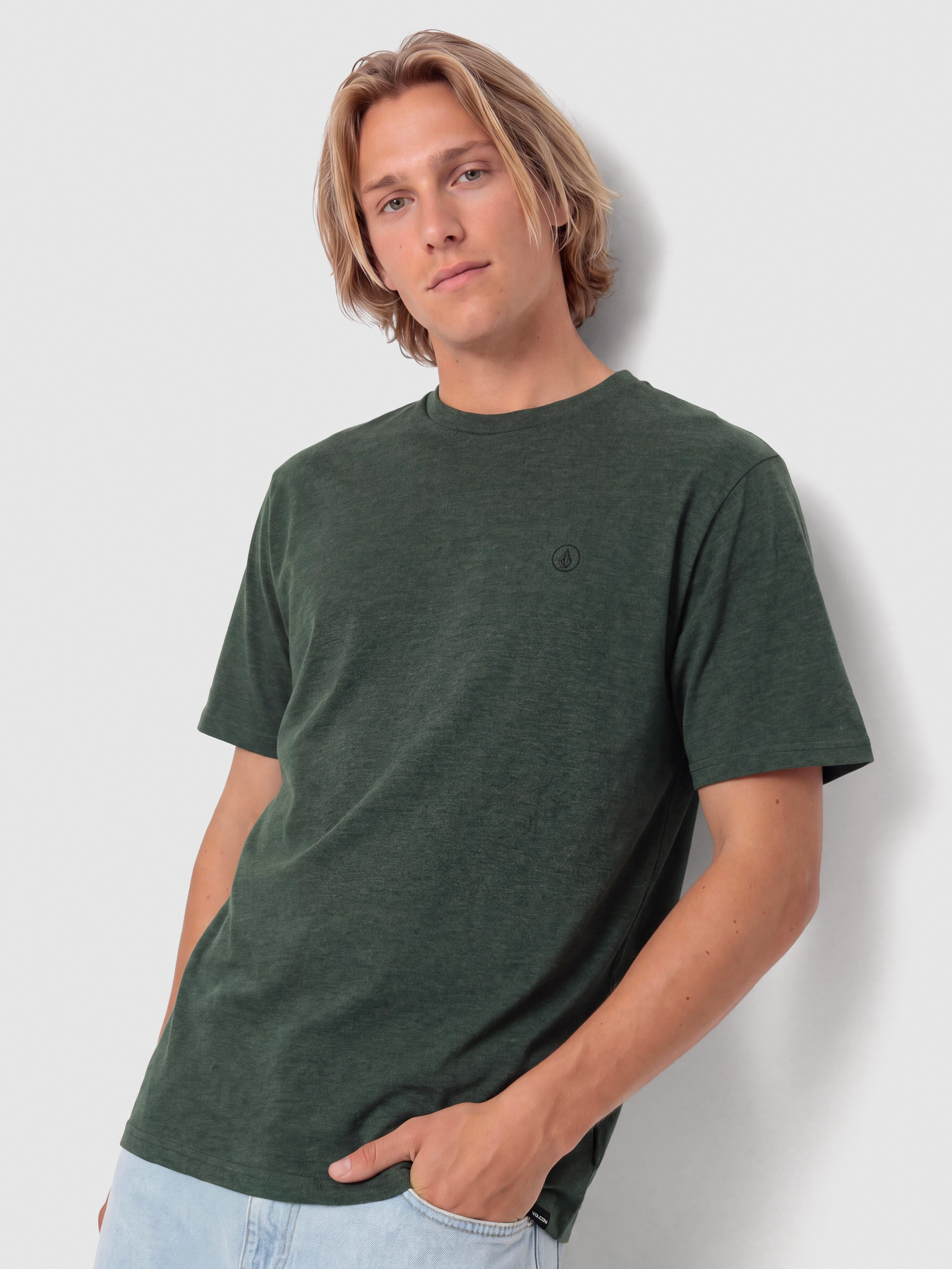 Tricou Volcom Circle Blanks Hth (scarab)