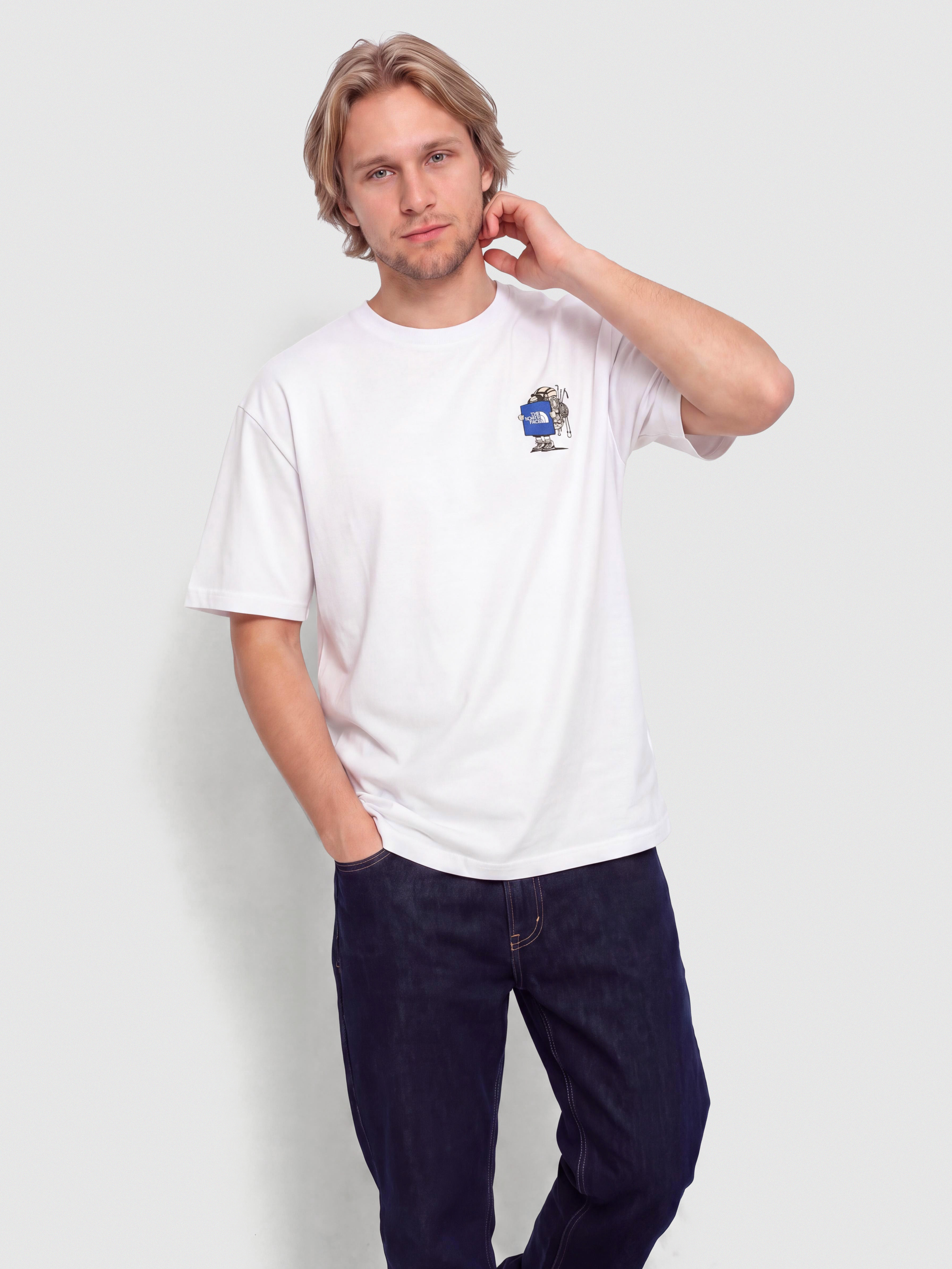 Tricou The North Face Gear Up Get Out Relaxed (tnf white)
