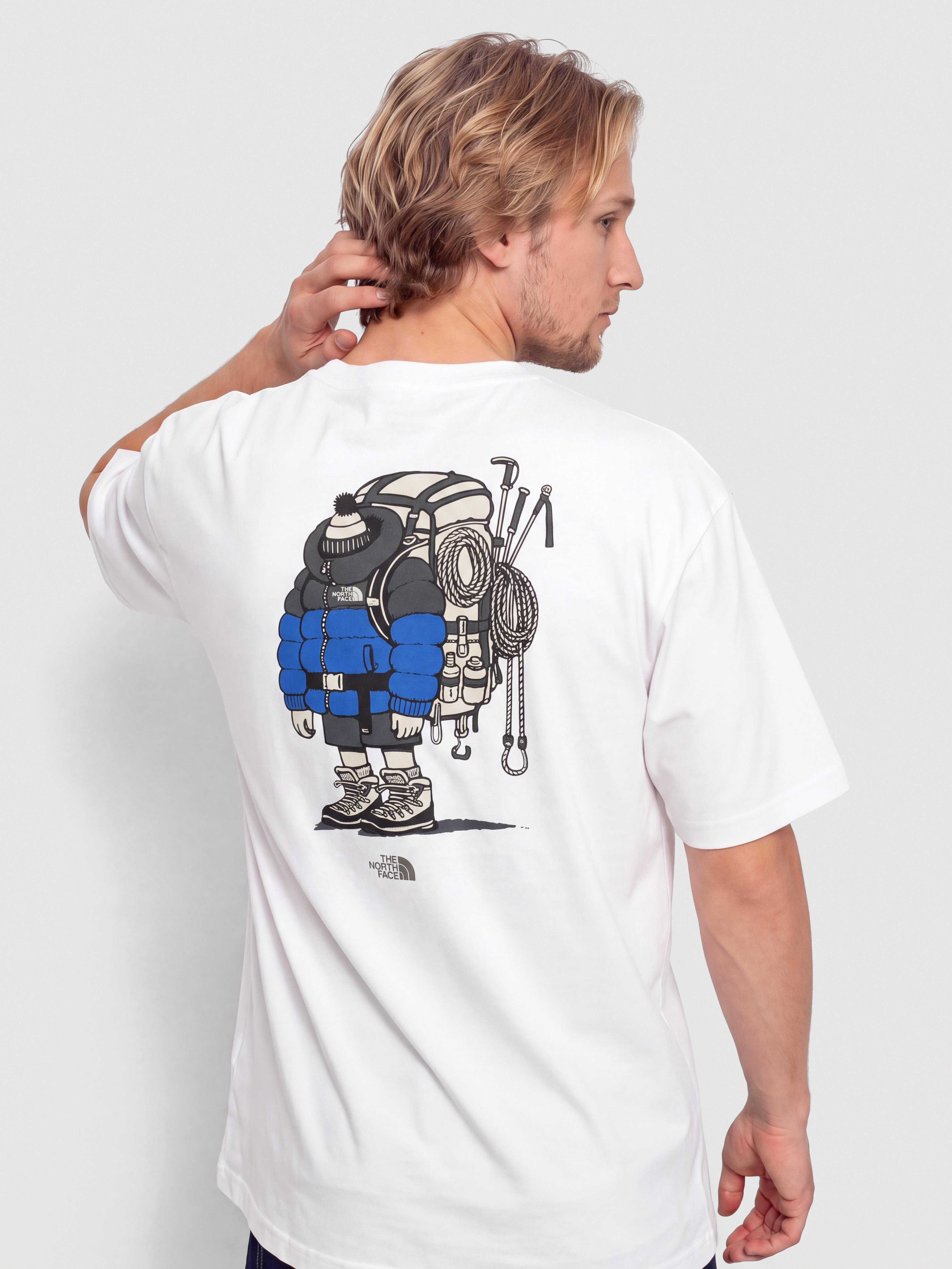 Tricou The North Face Gear Up Get Out Relaxed (tnf white)