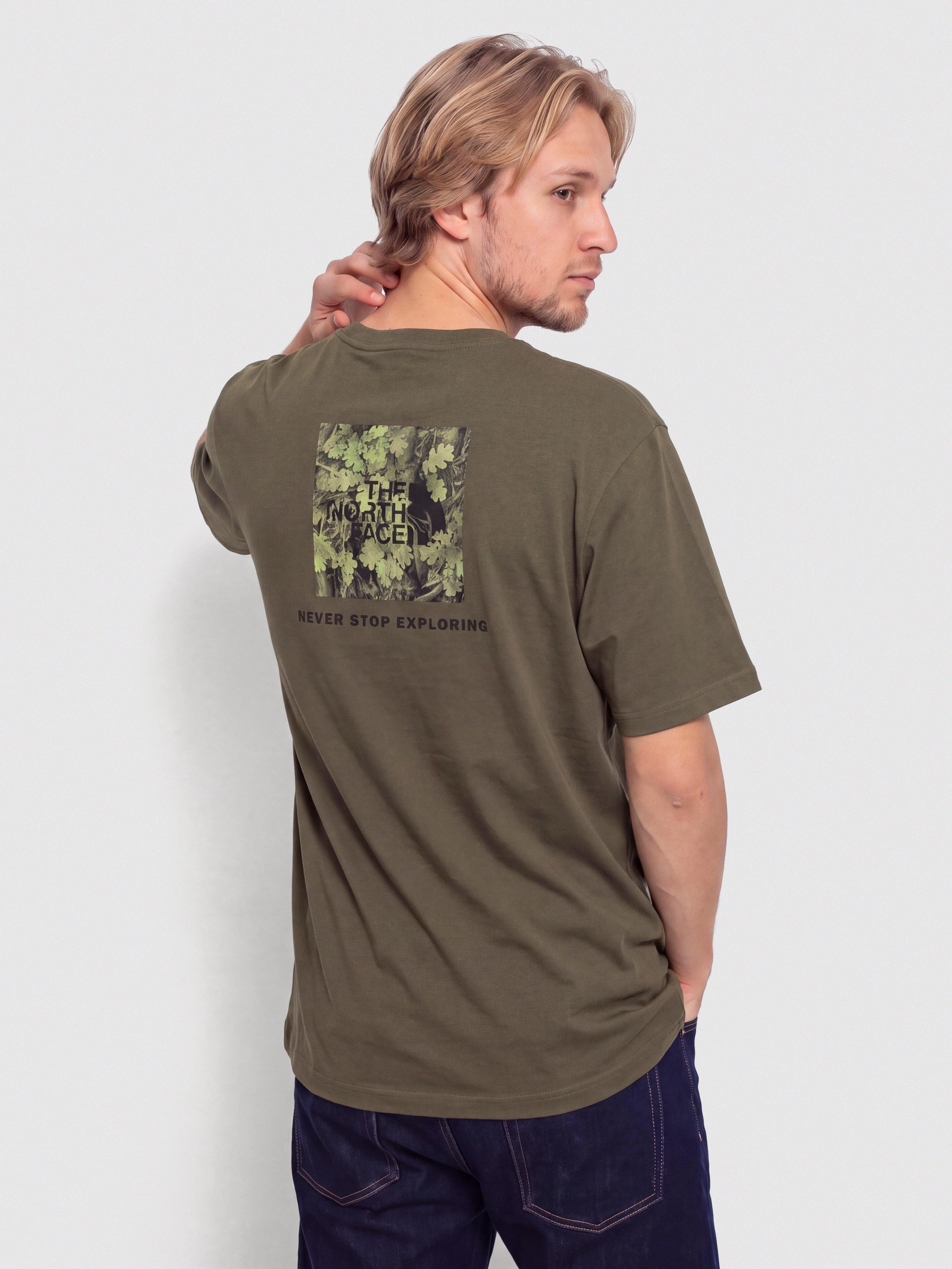Tricou The North Face Yosemite Oak Box Nse Regular (new taupe green)
