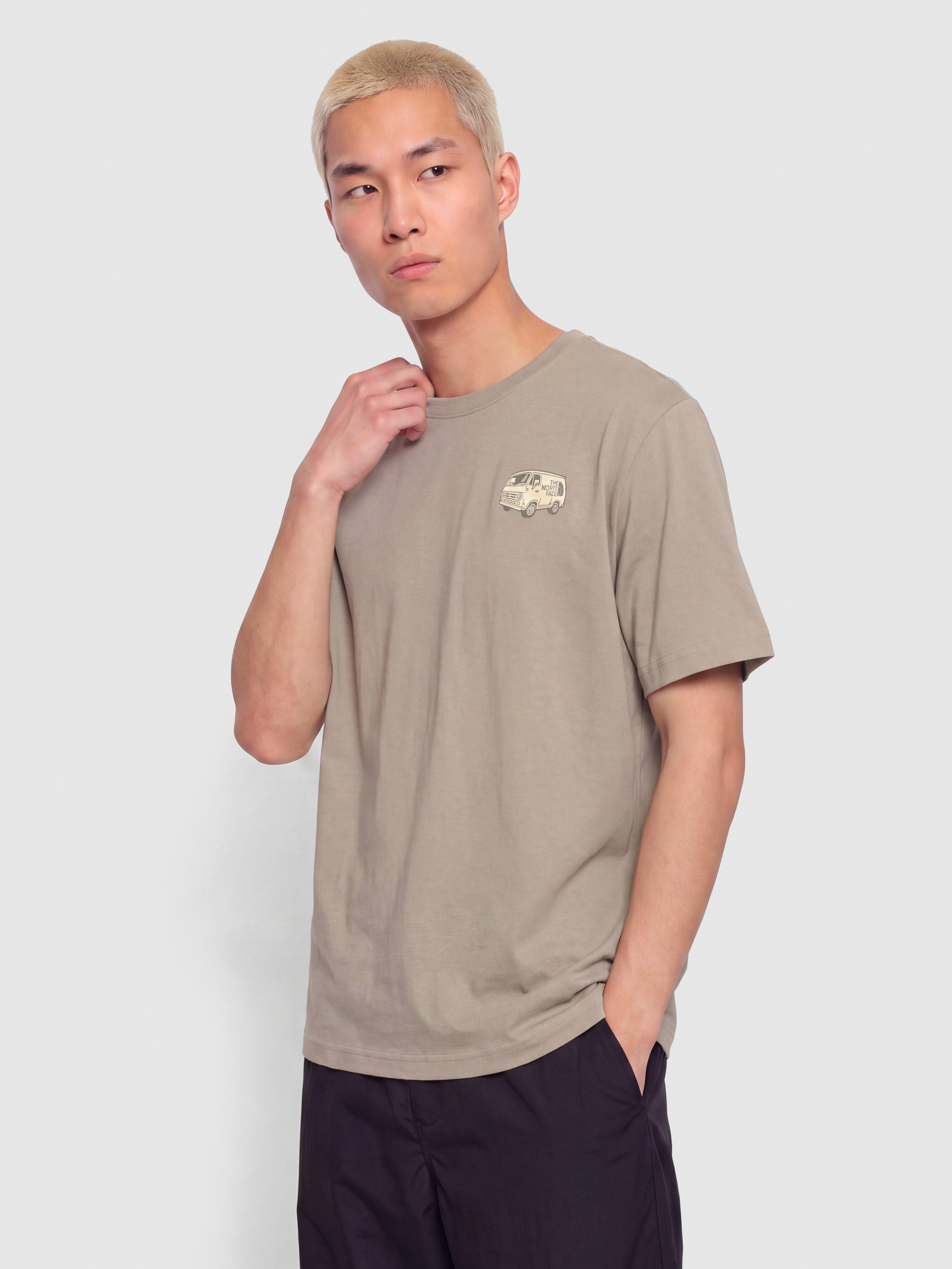Tricou The North Face Van Life Relaxed (stone slab)