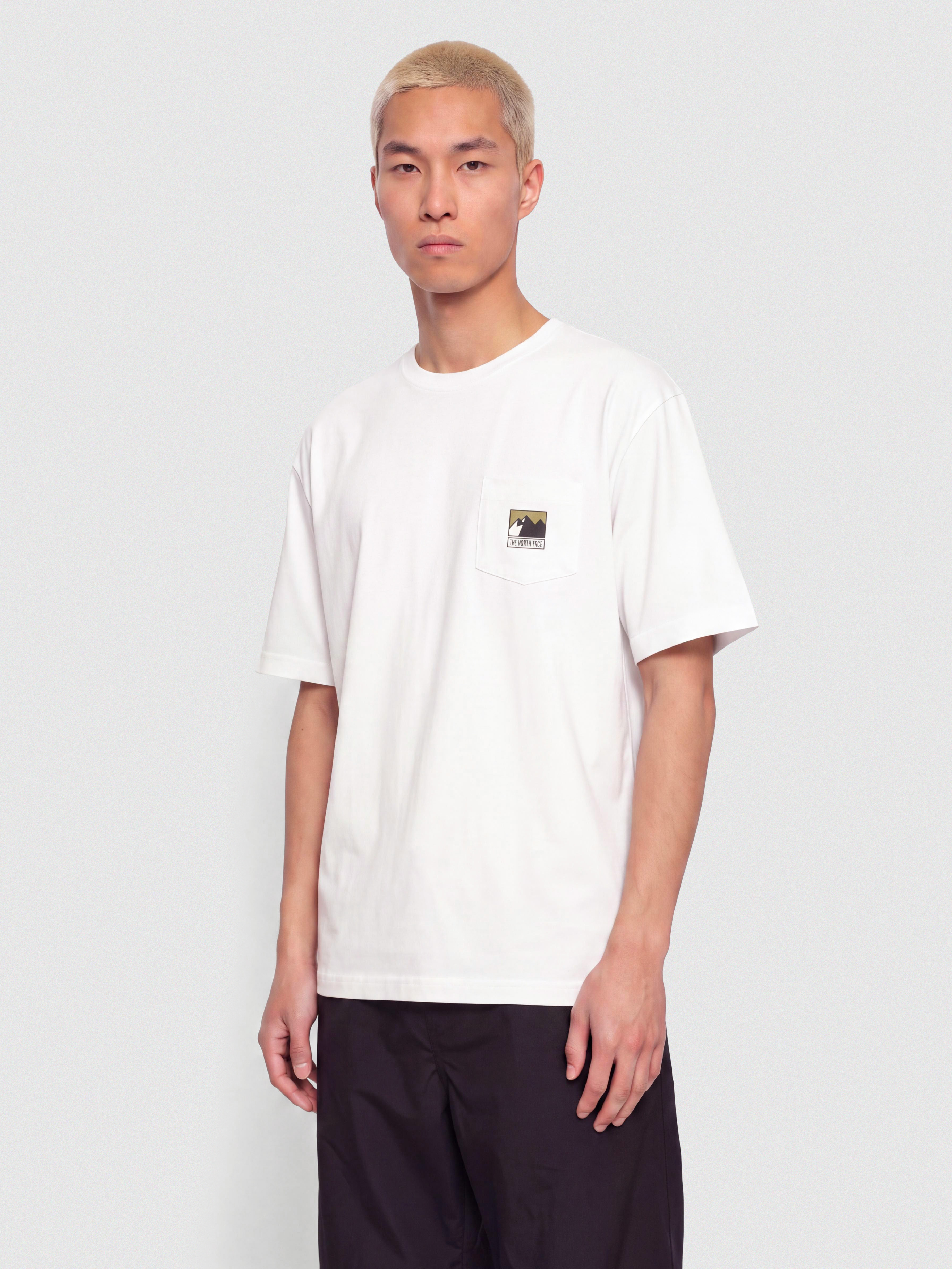 Tricou The North Face Mountain Logo Relaxed (tnf white)