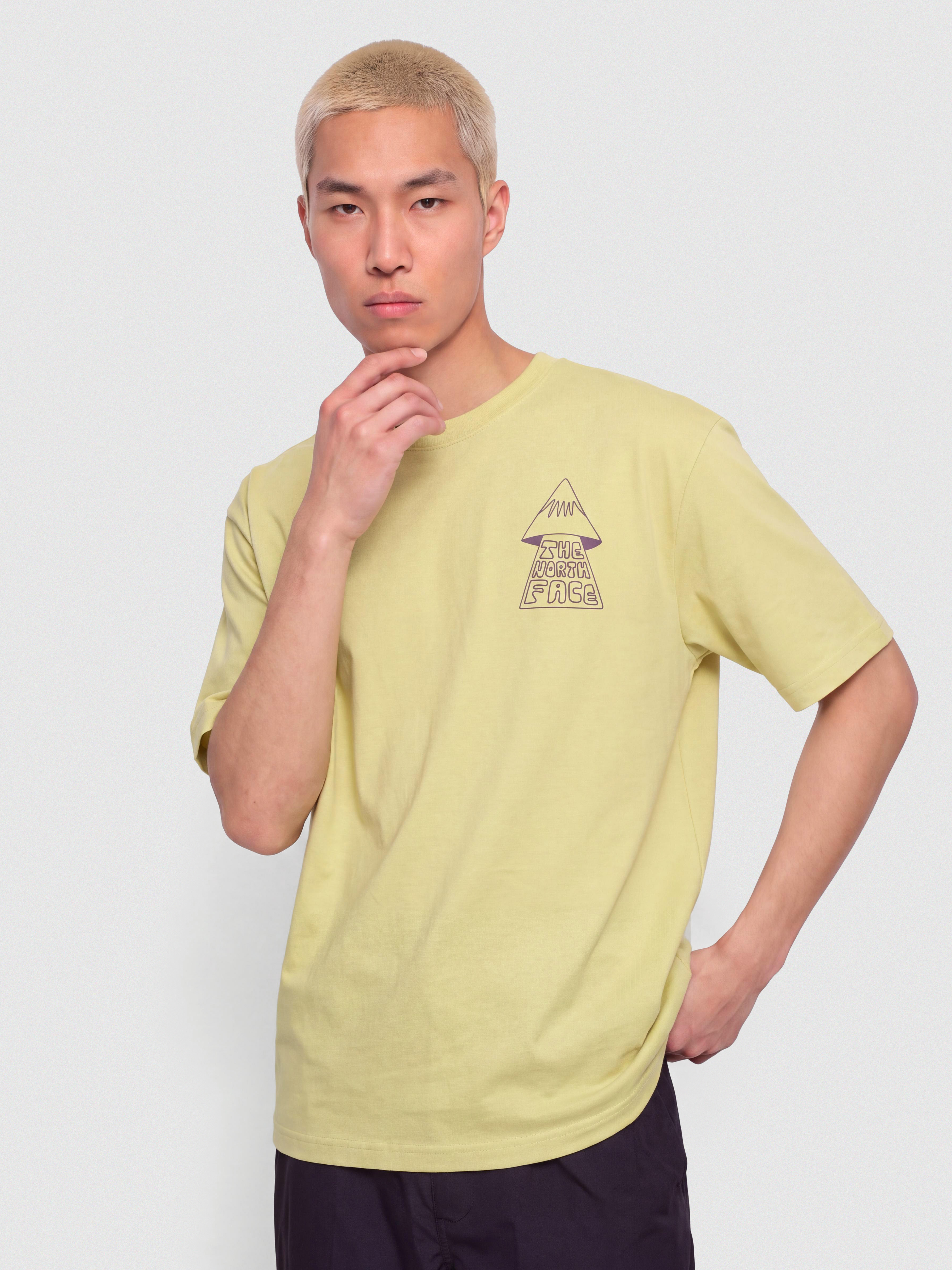 Tricou The North Face Mountain Play Relaxed (pear)