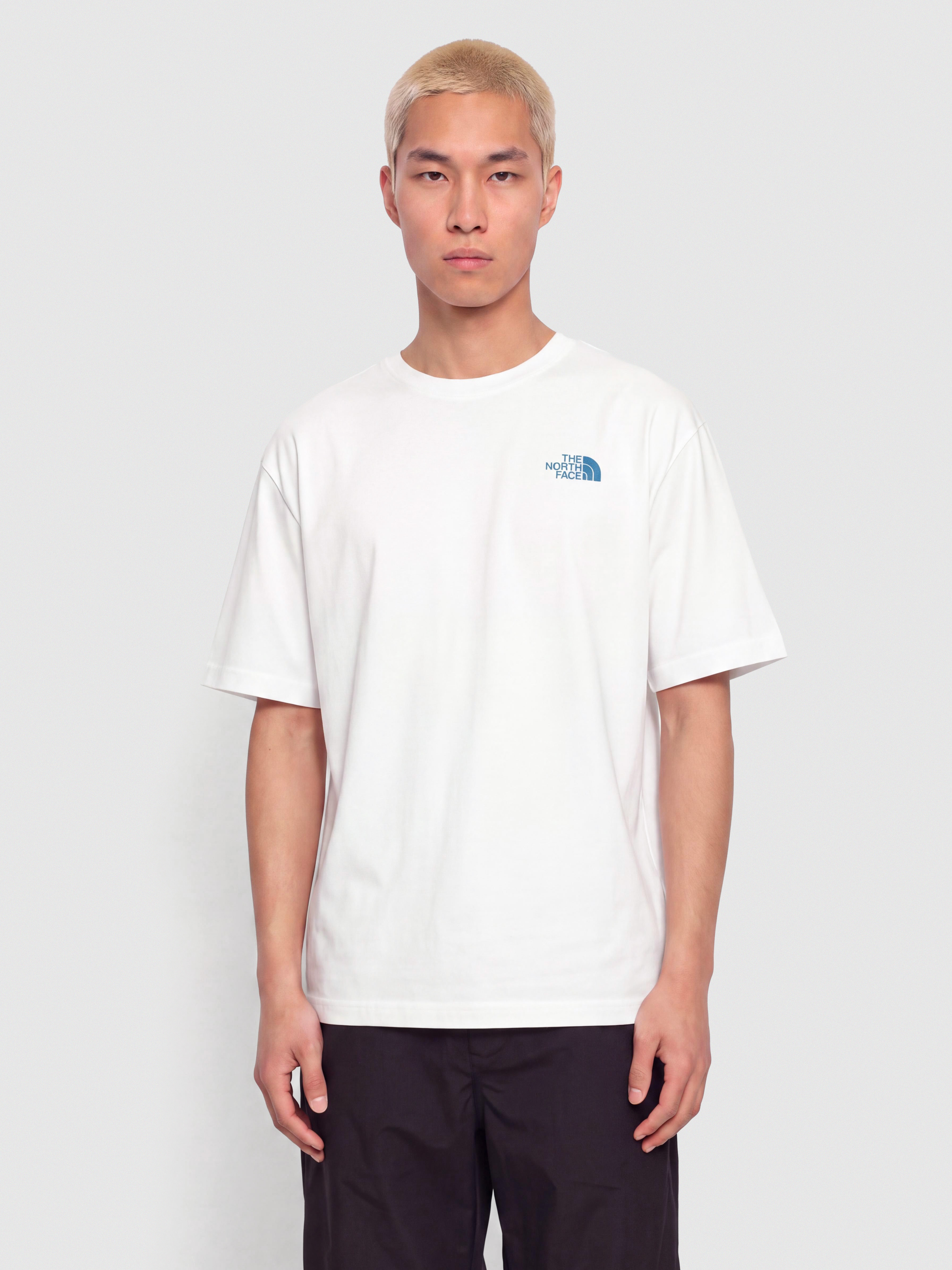 Tricou The North Face Liquid Box Nse Oversize (tnf white)