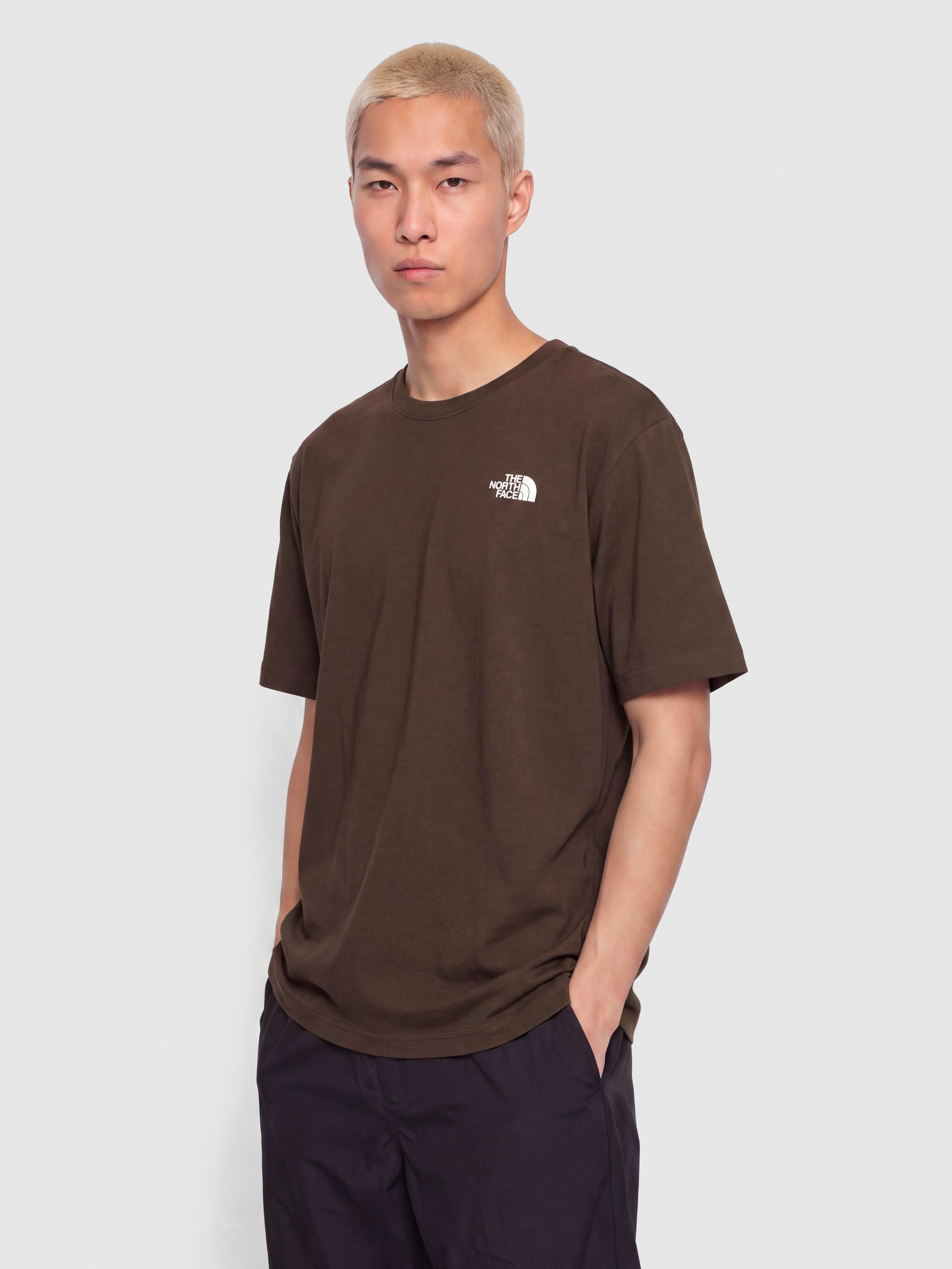 Tricou The North Face Evolution Simple Dome (dark chestnut)
