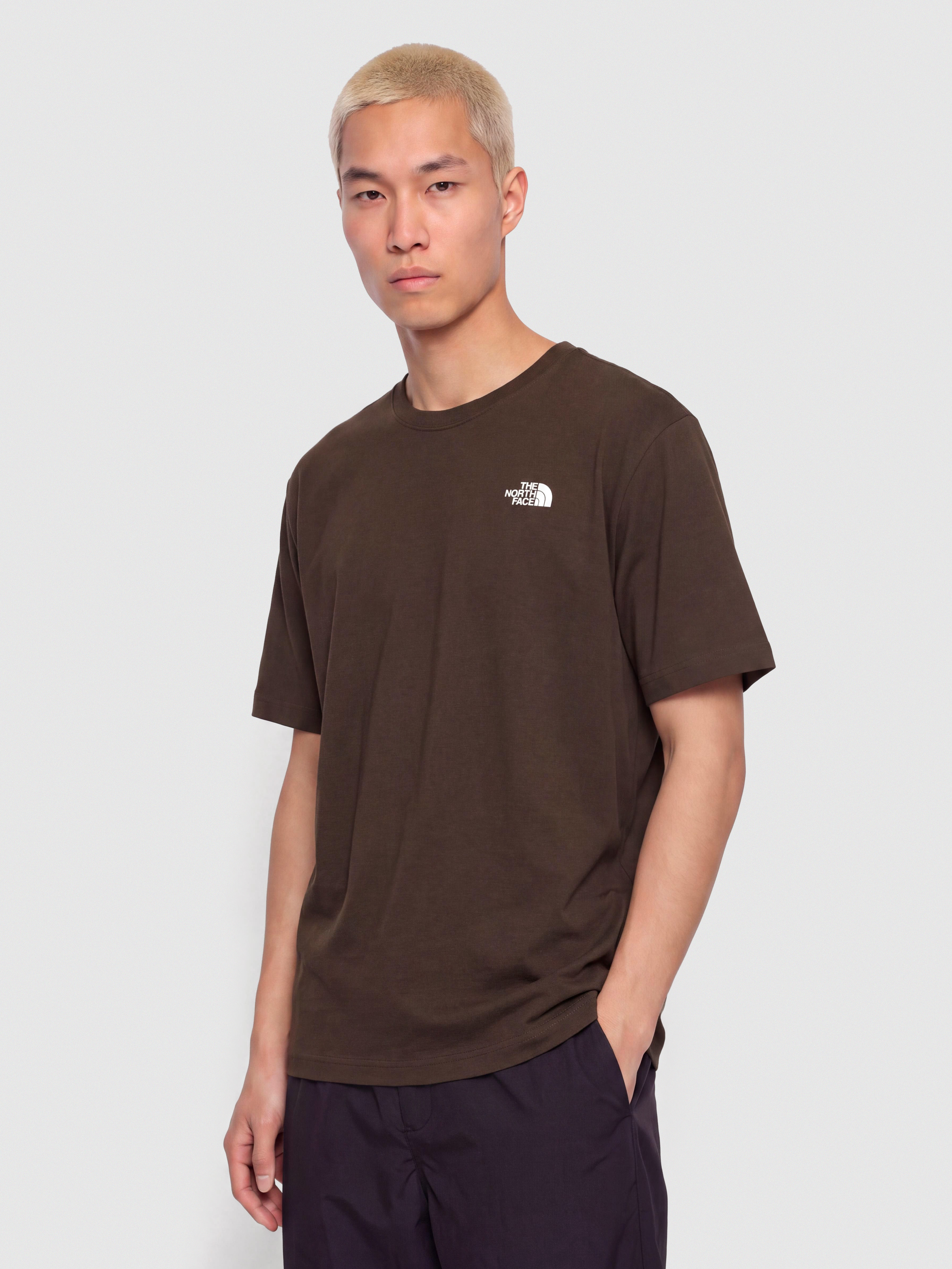 Tricou The North Face Evolution Simple Dome (dark chestnut)