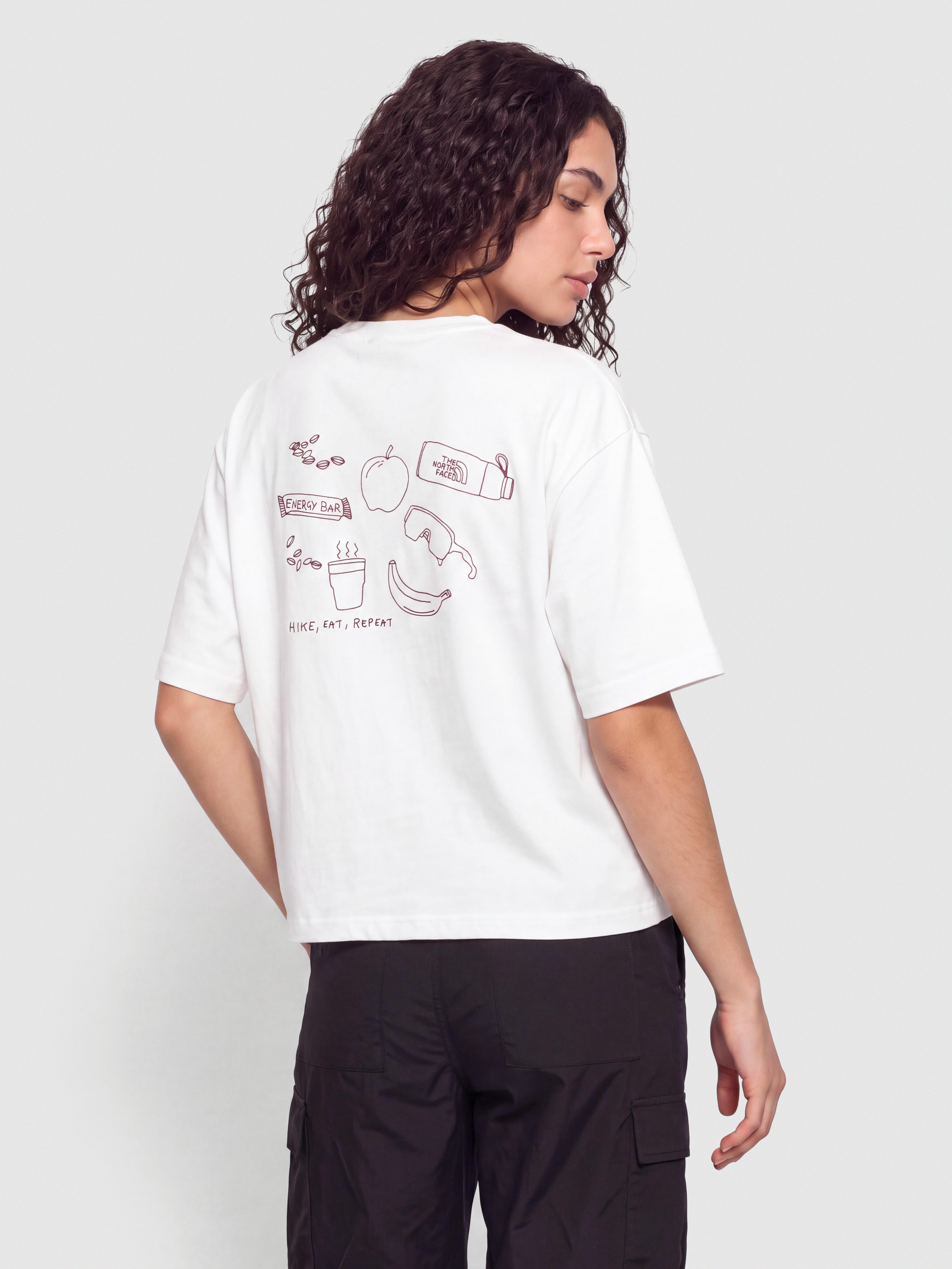 Tricou The North Face Hike Picnic Boxy Wmn (tnf white)