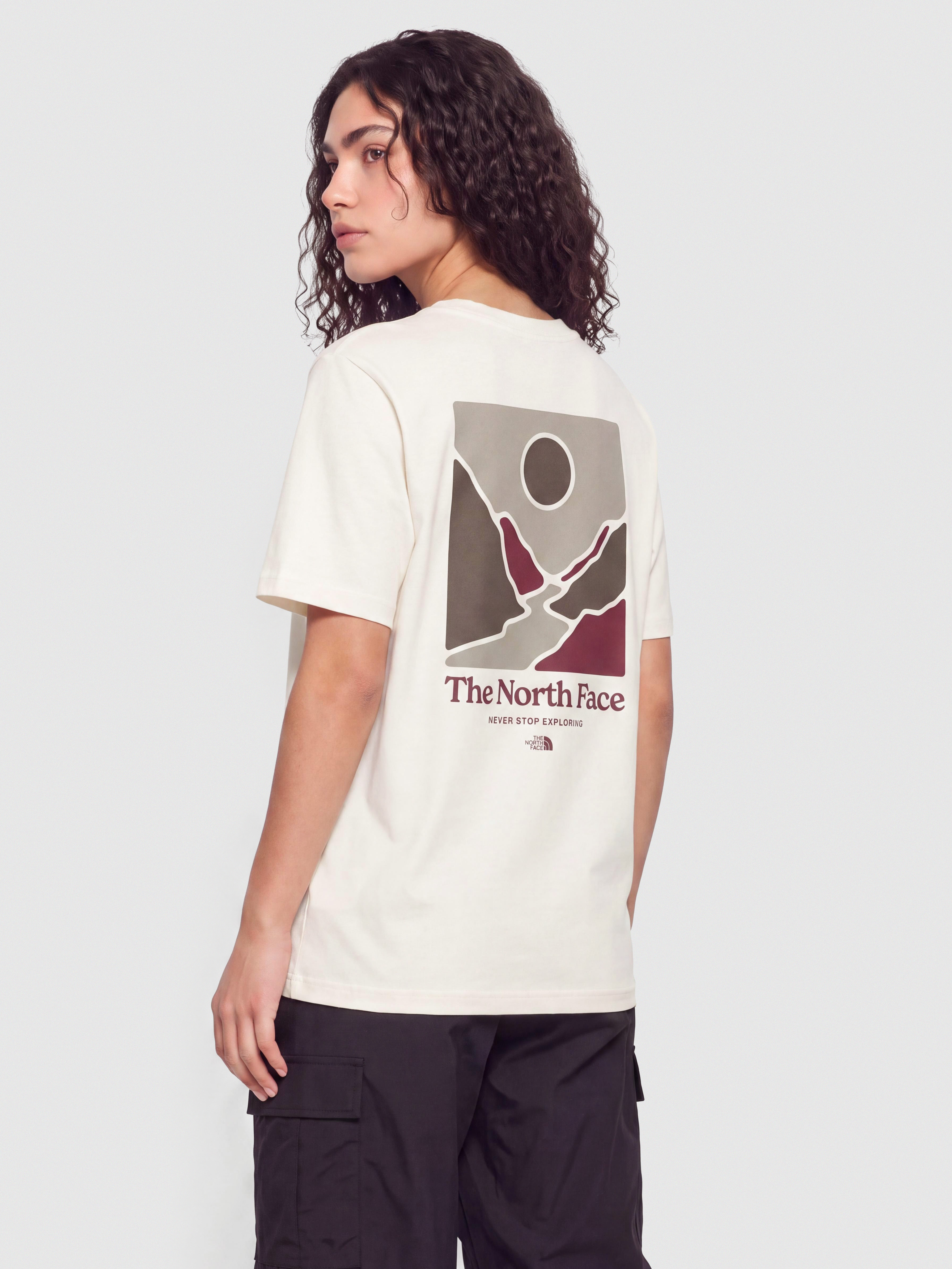 Tricou The North Face Monte Regular Wmn (white dune)