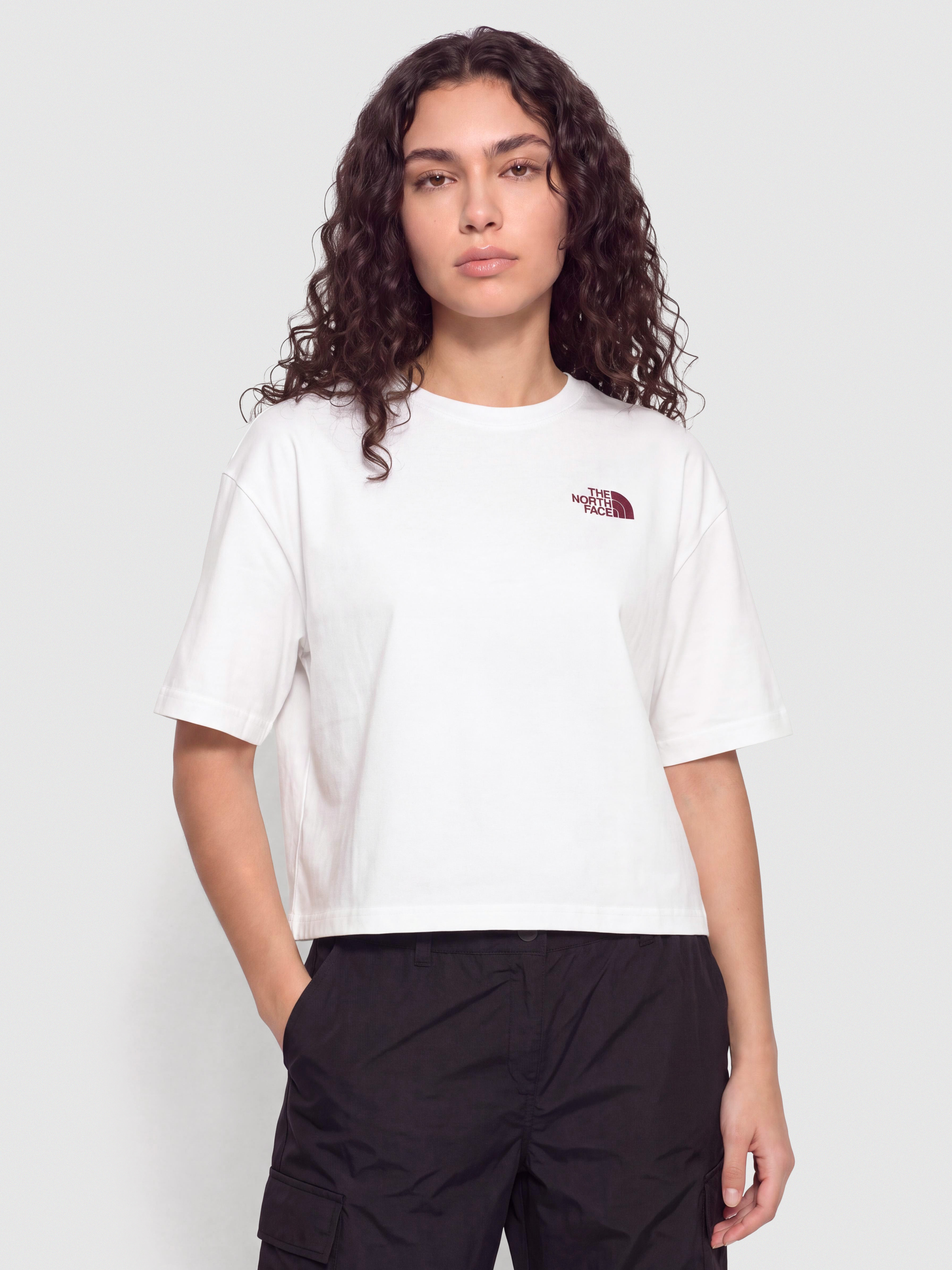 Tricou The North Face Hike Picnic Boxy Wmn (tnf white)