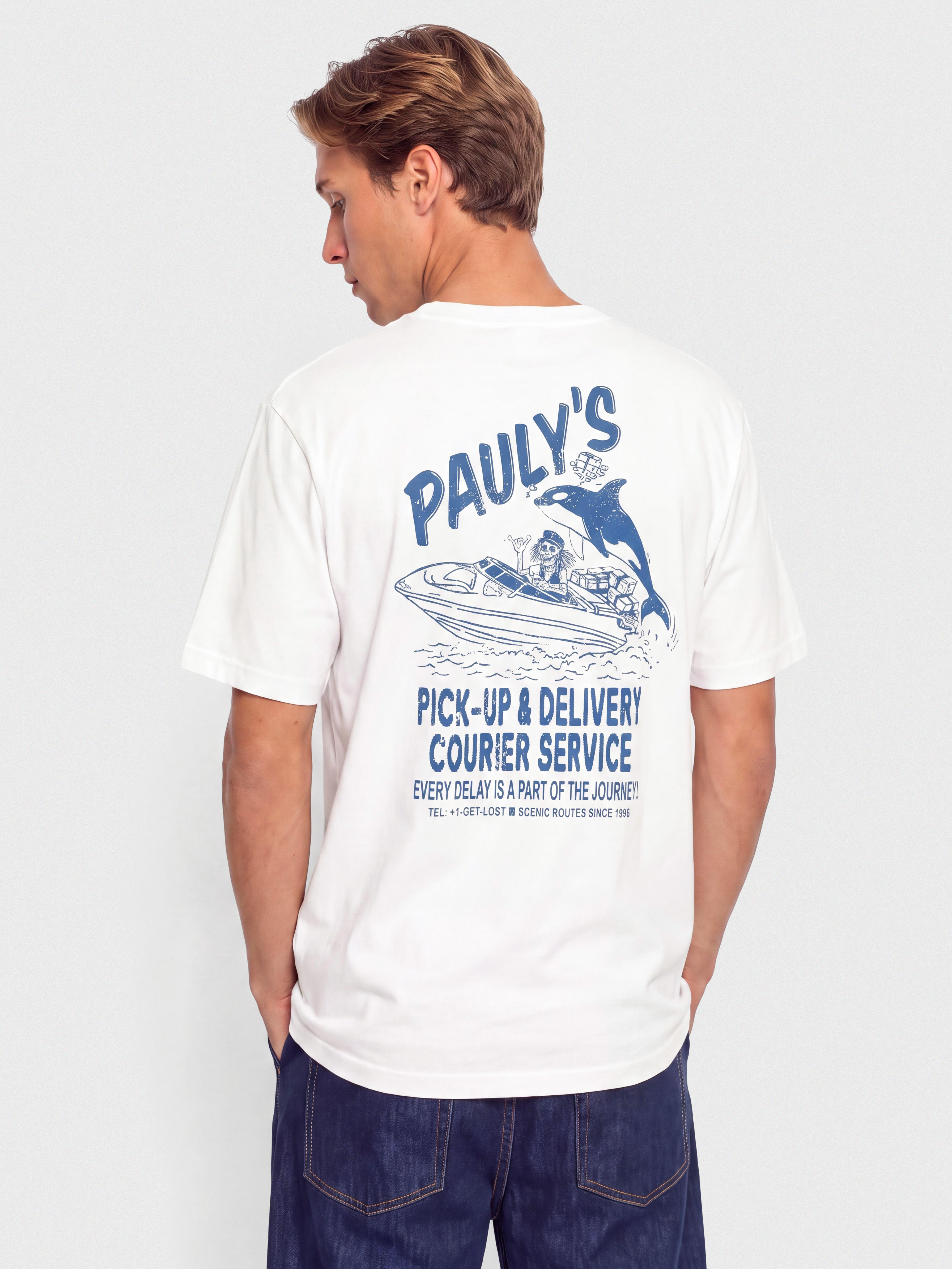 Tricou Vans PaulyS Delivery (white)