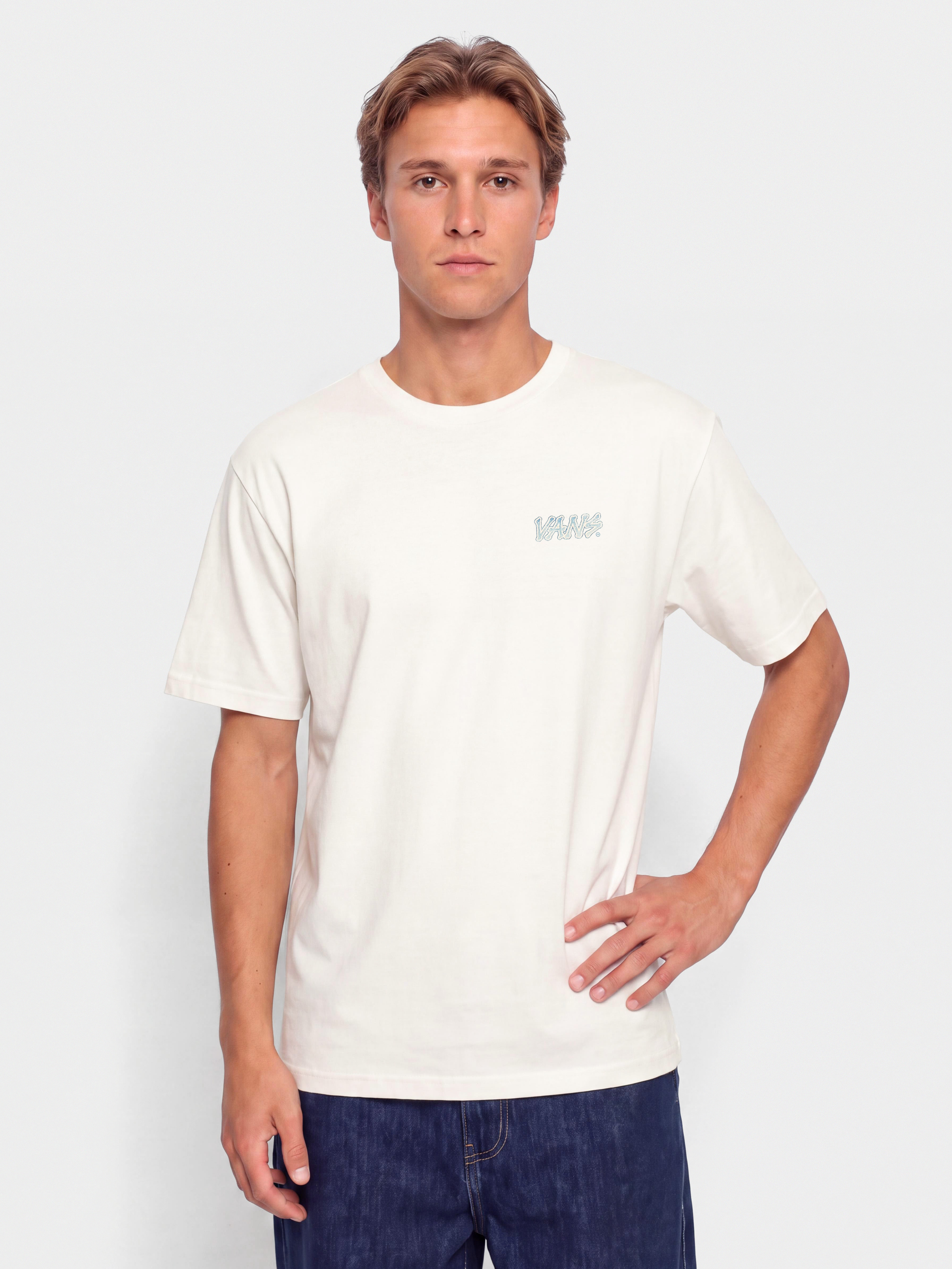 Tricou Vans V Bones (marshmallow)