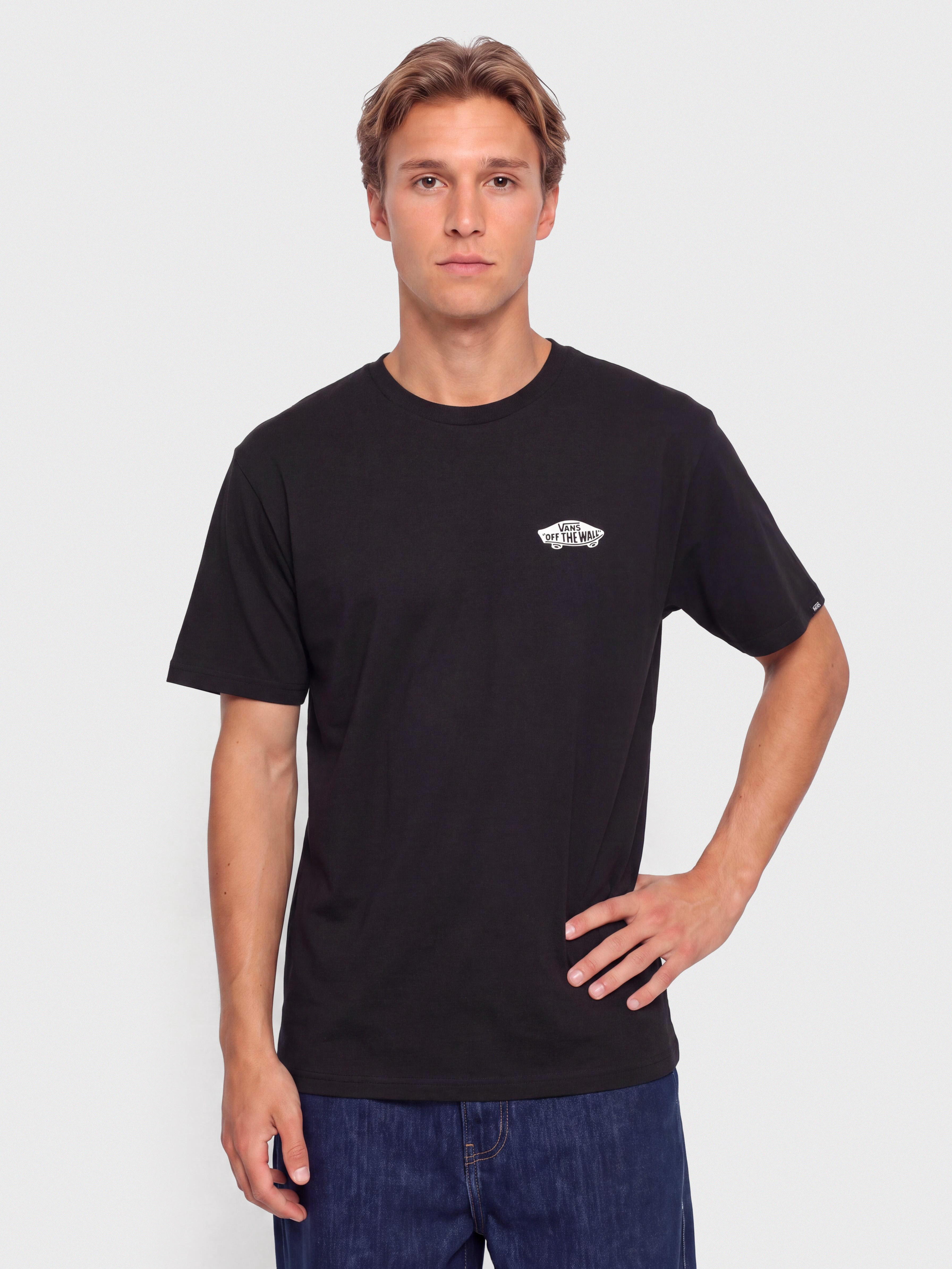 Tricou Vans Double Standard (black/white)
