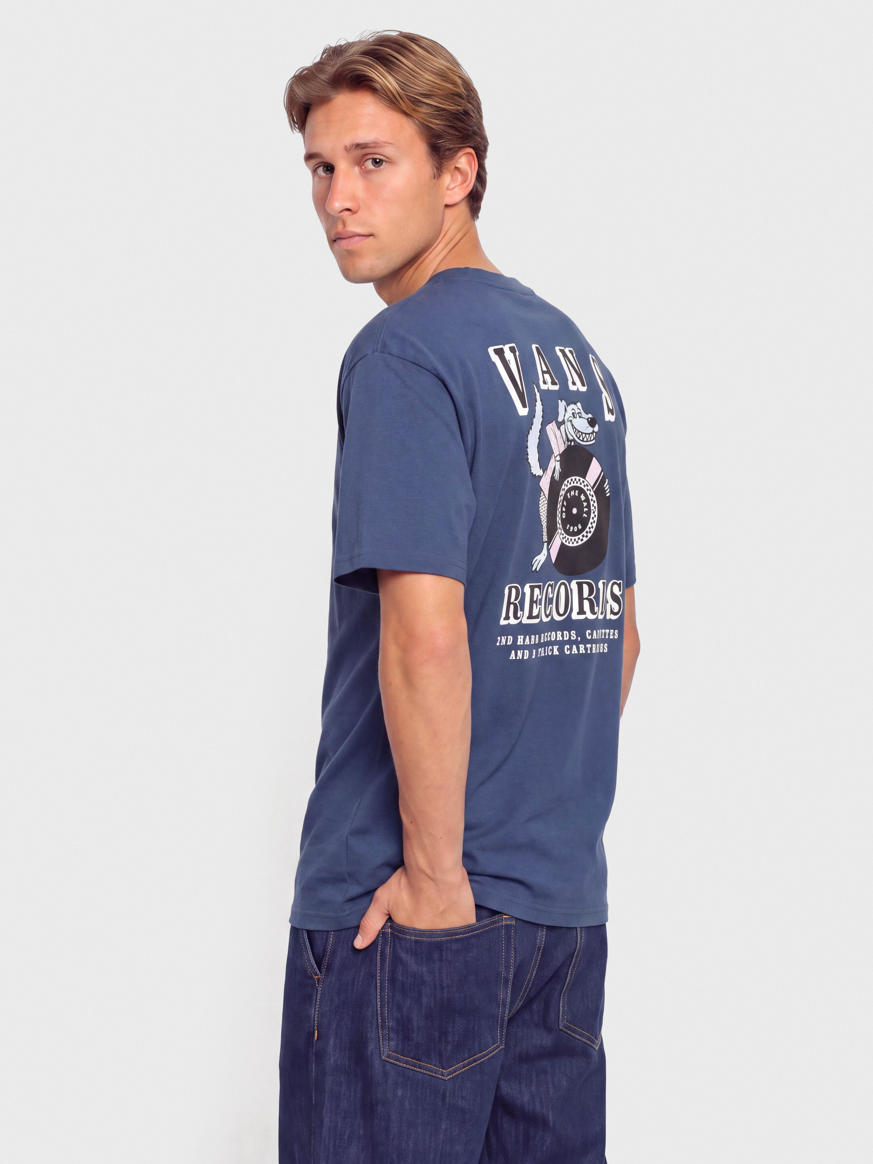Tricou Vans Recordings (true navy)