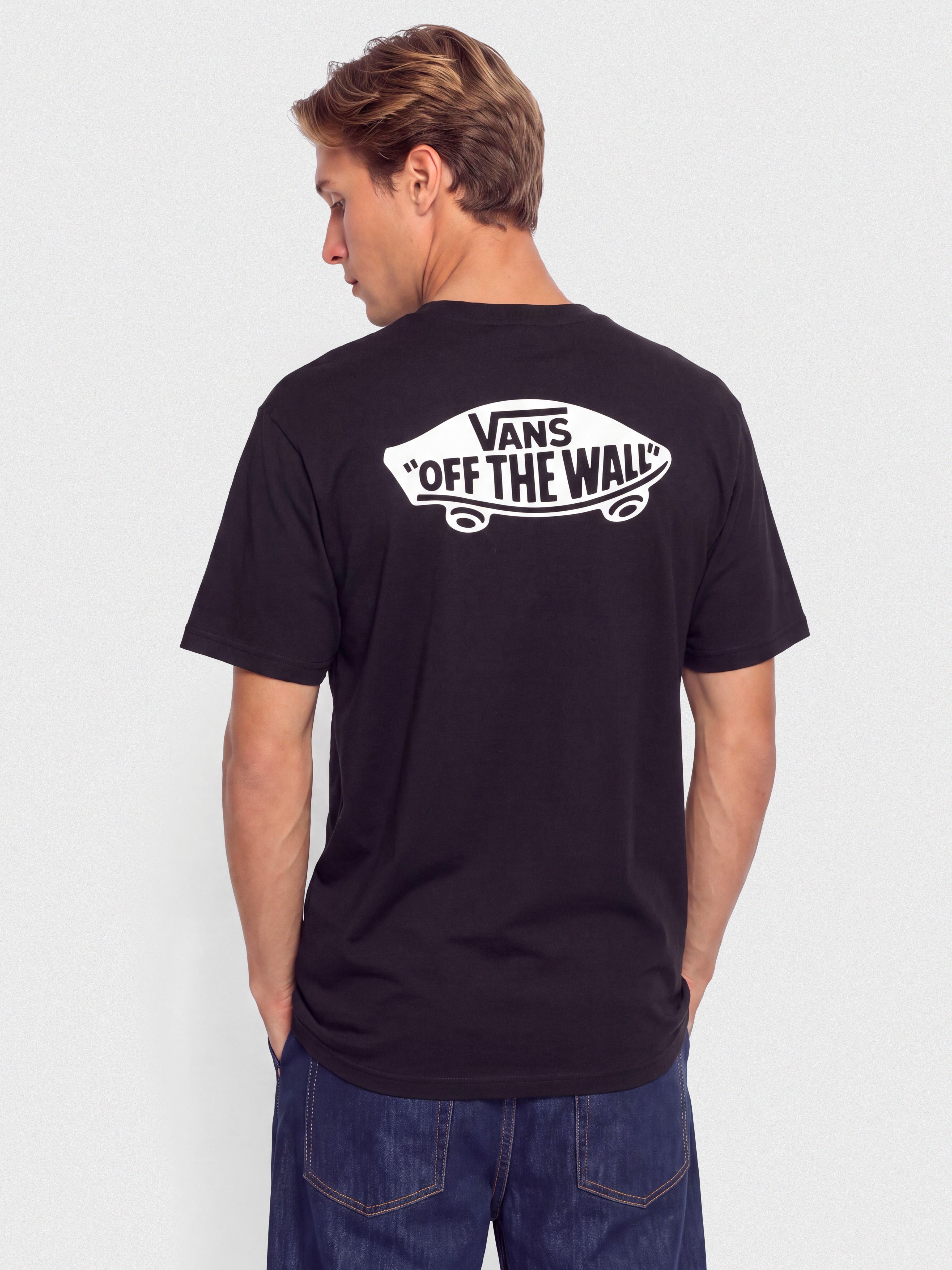 Tricou Vans Double Standard (black/white)