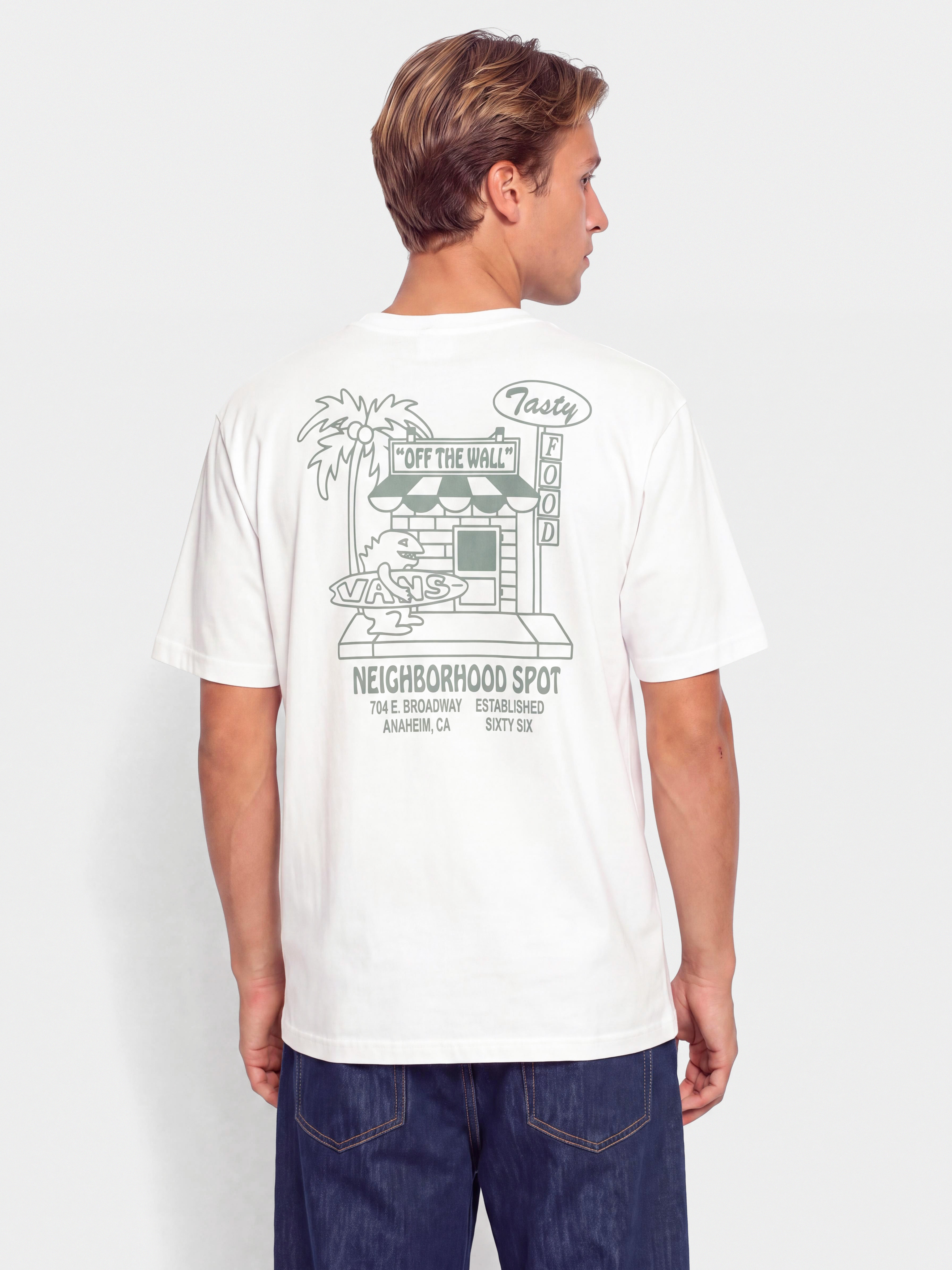 Tricou Vans Food Spot (white)