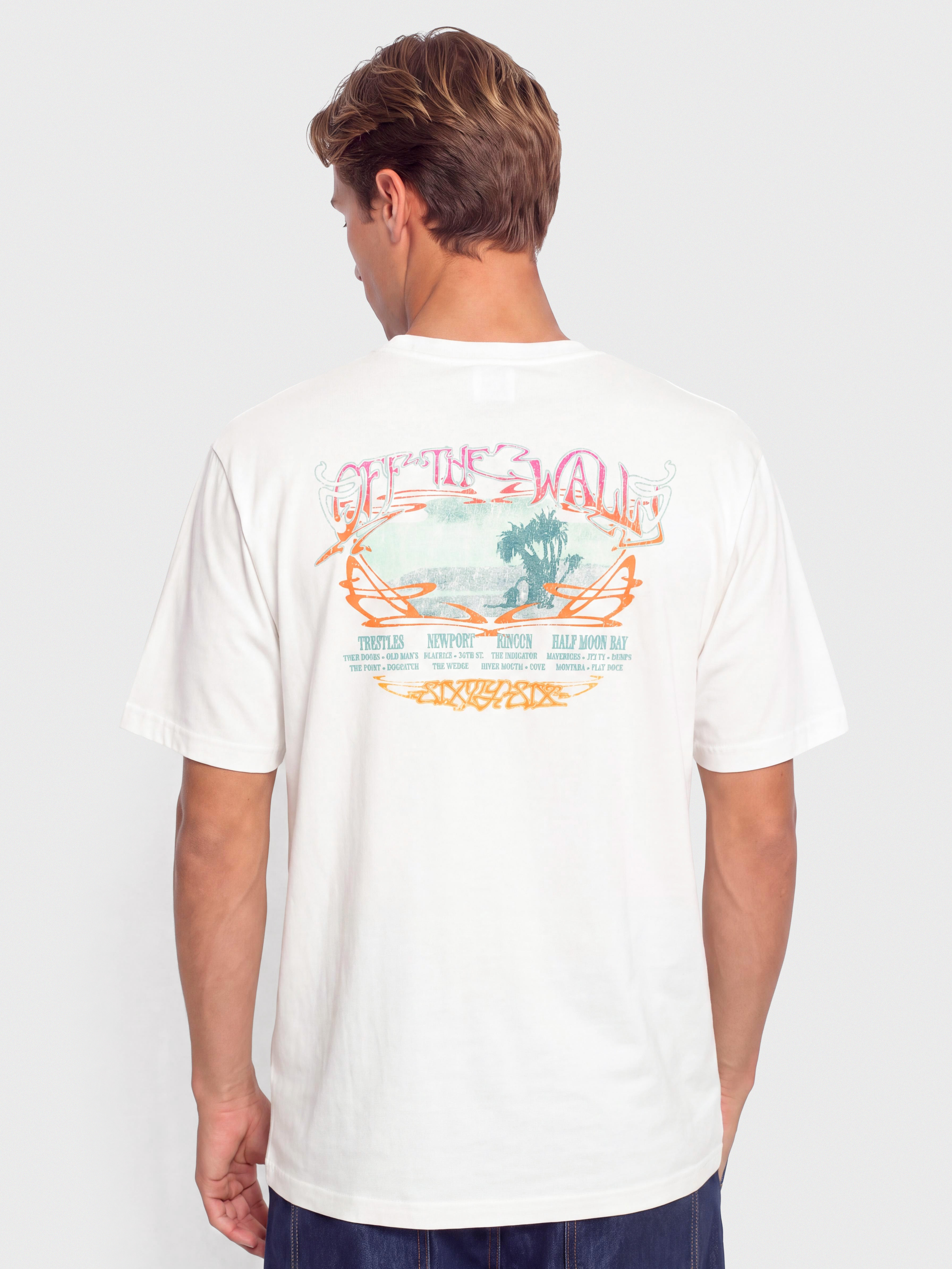 Tricou Vans Jetty Sets (marshmallow)