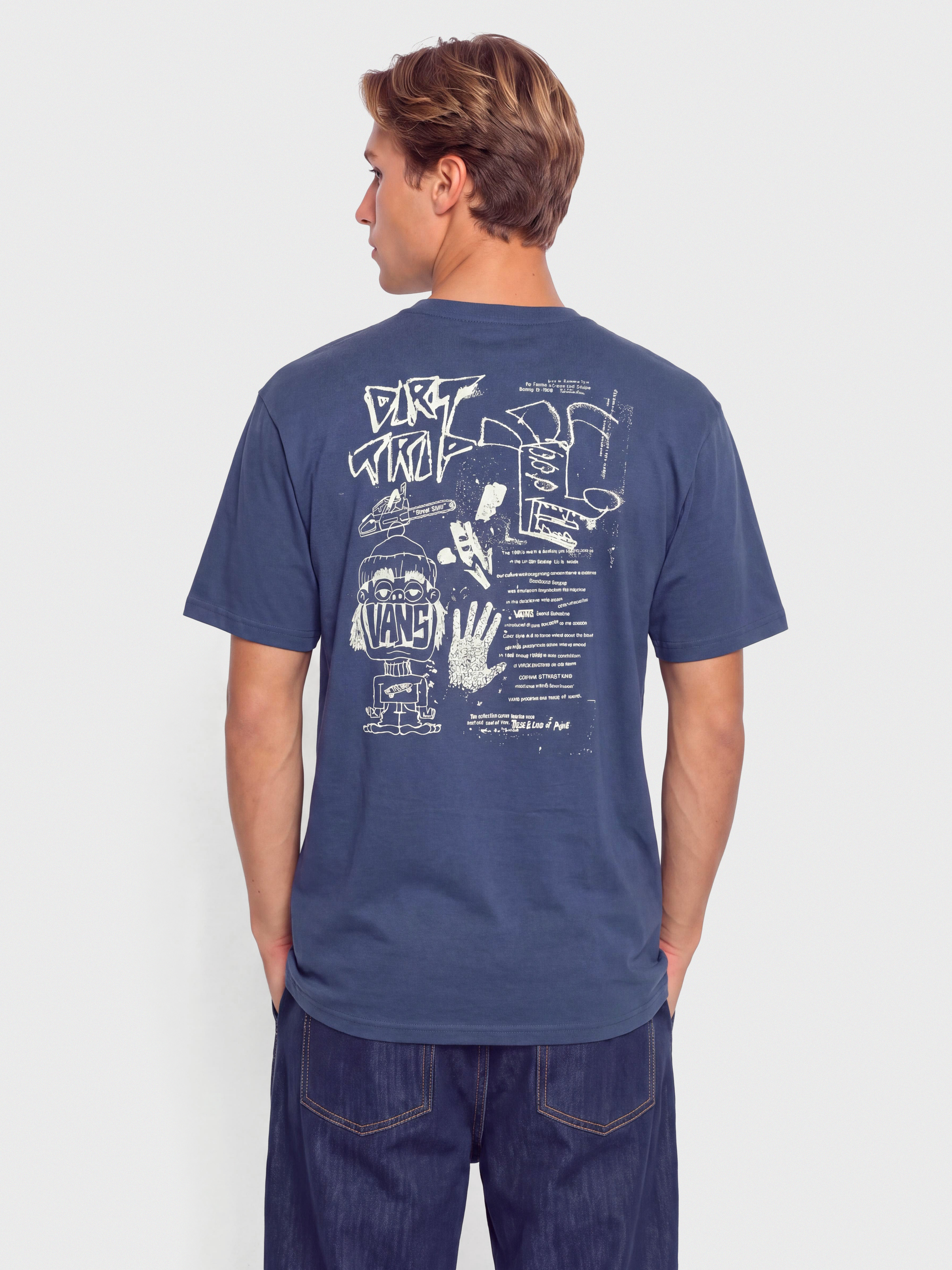 Tricou Vans Dirt Trip (true navy)