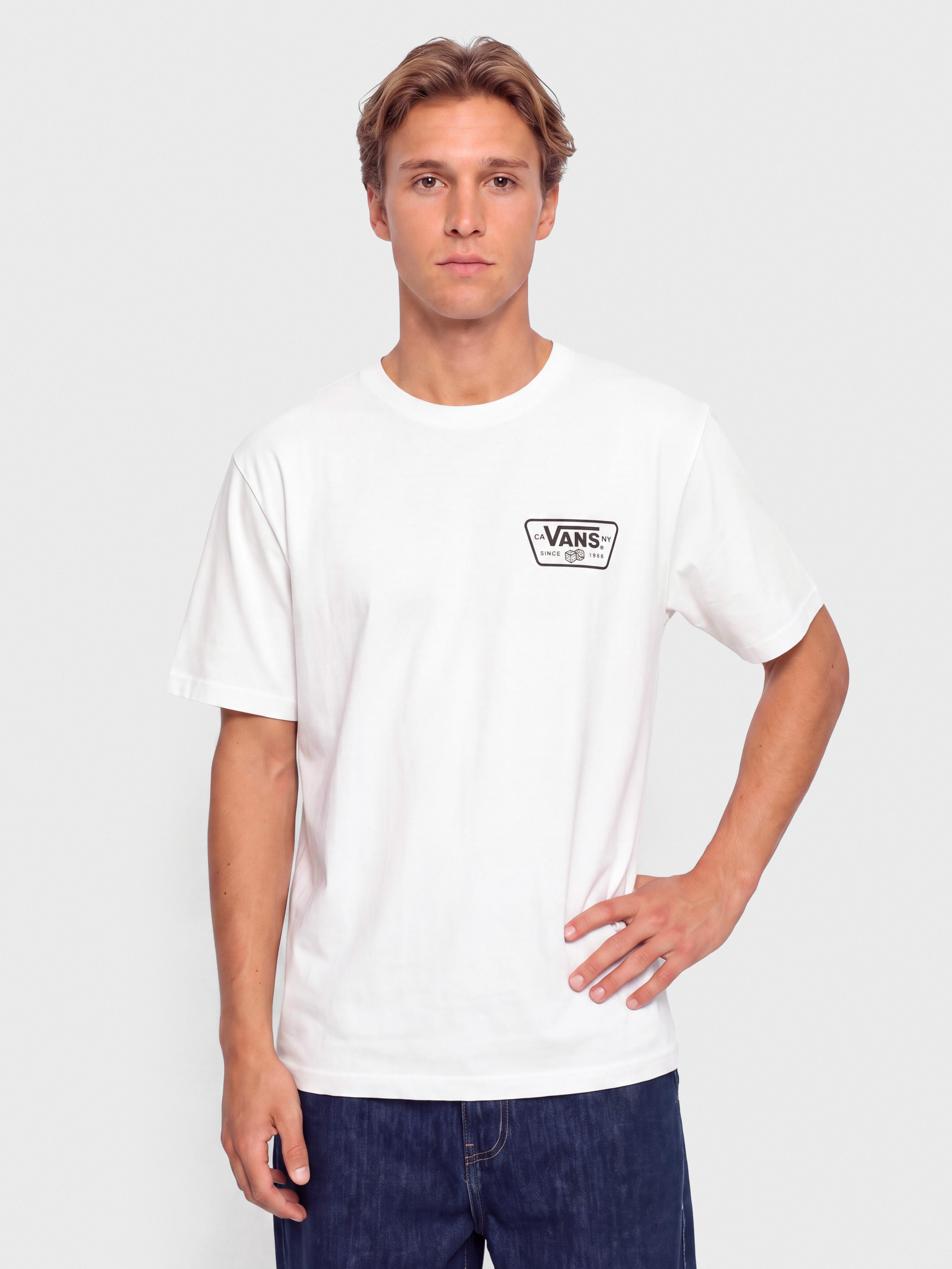 Tricou Vans Knu Patch (white)
